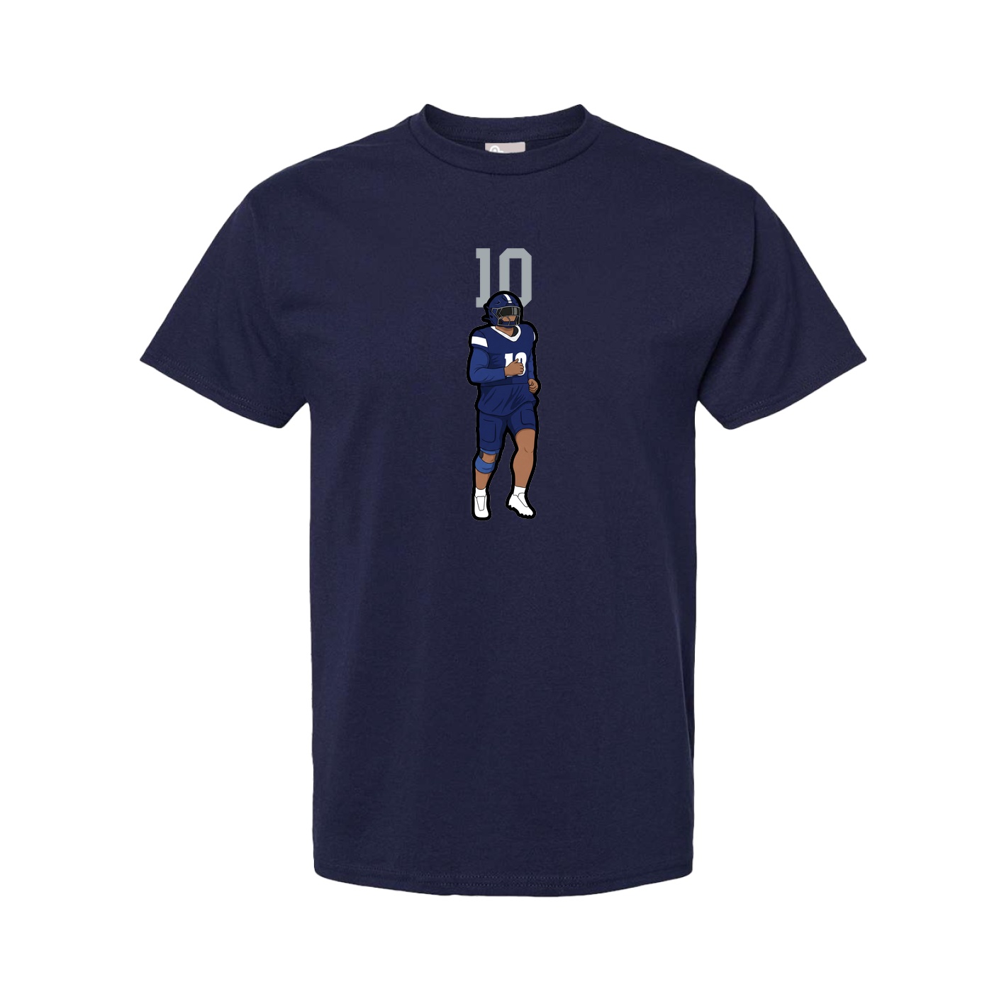 Youth Tee — Number Top in Navy