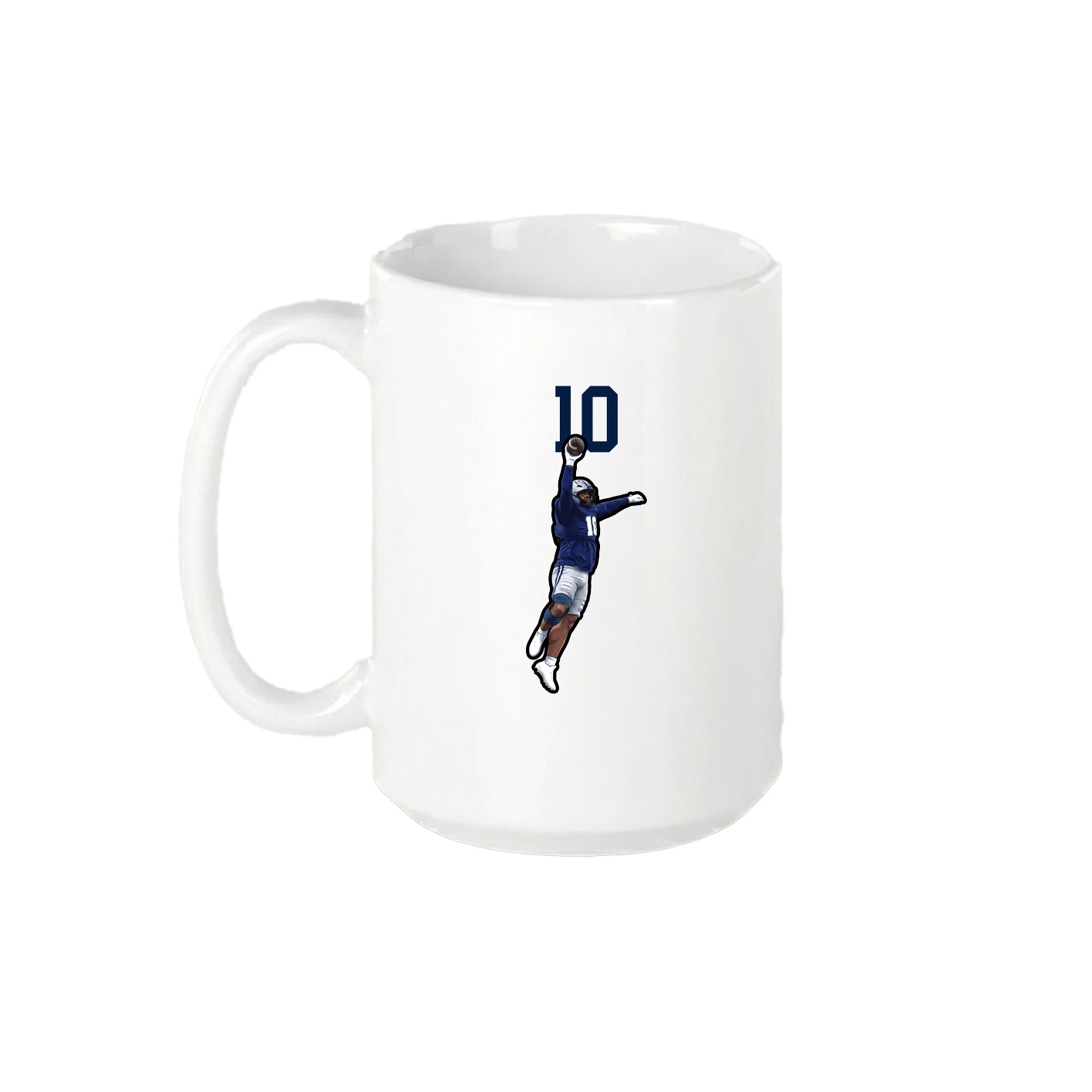 15oz Coffee Mug — Number Top in White