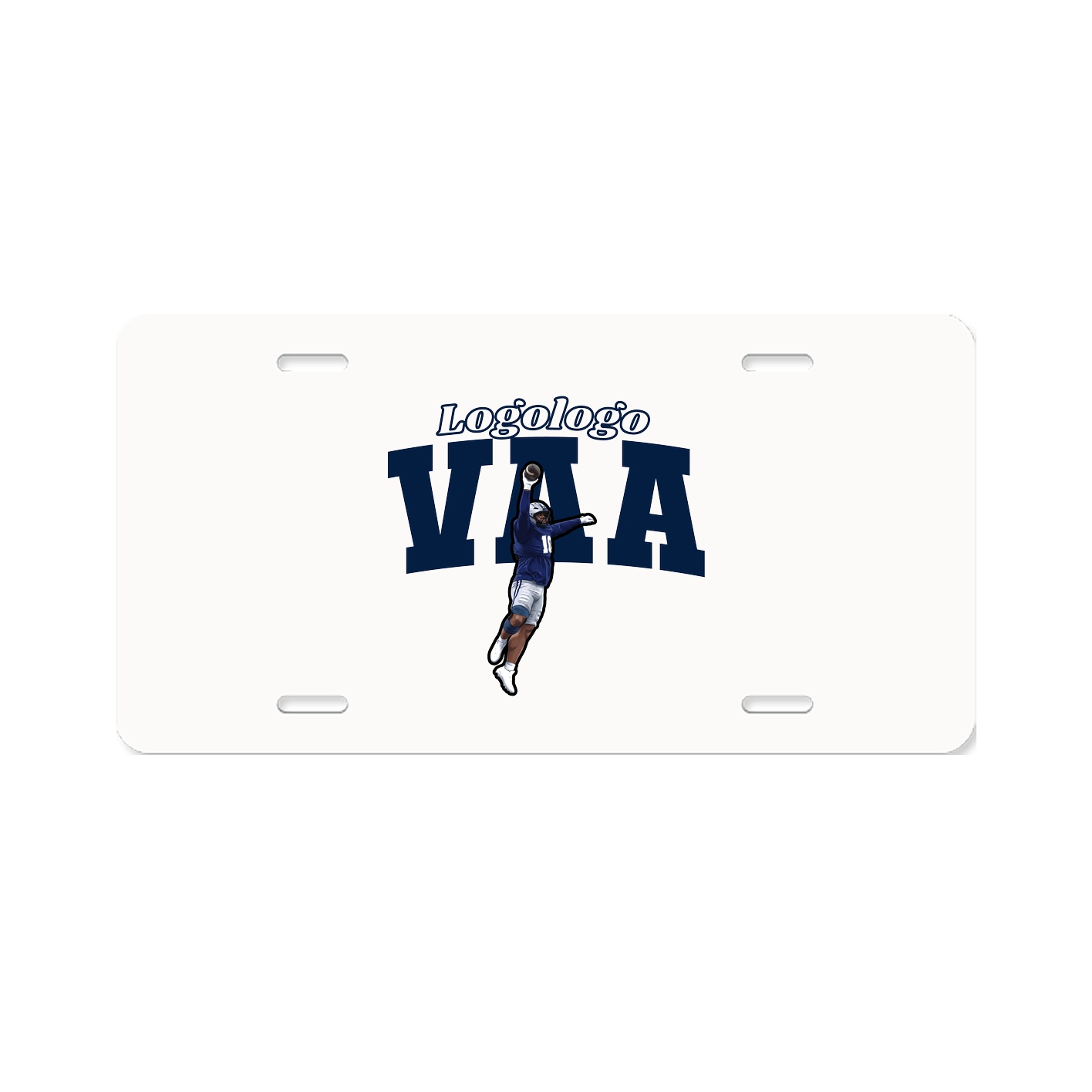 License Plate — Name Arch in Classic