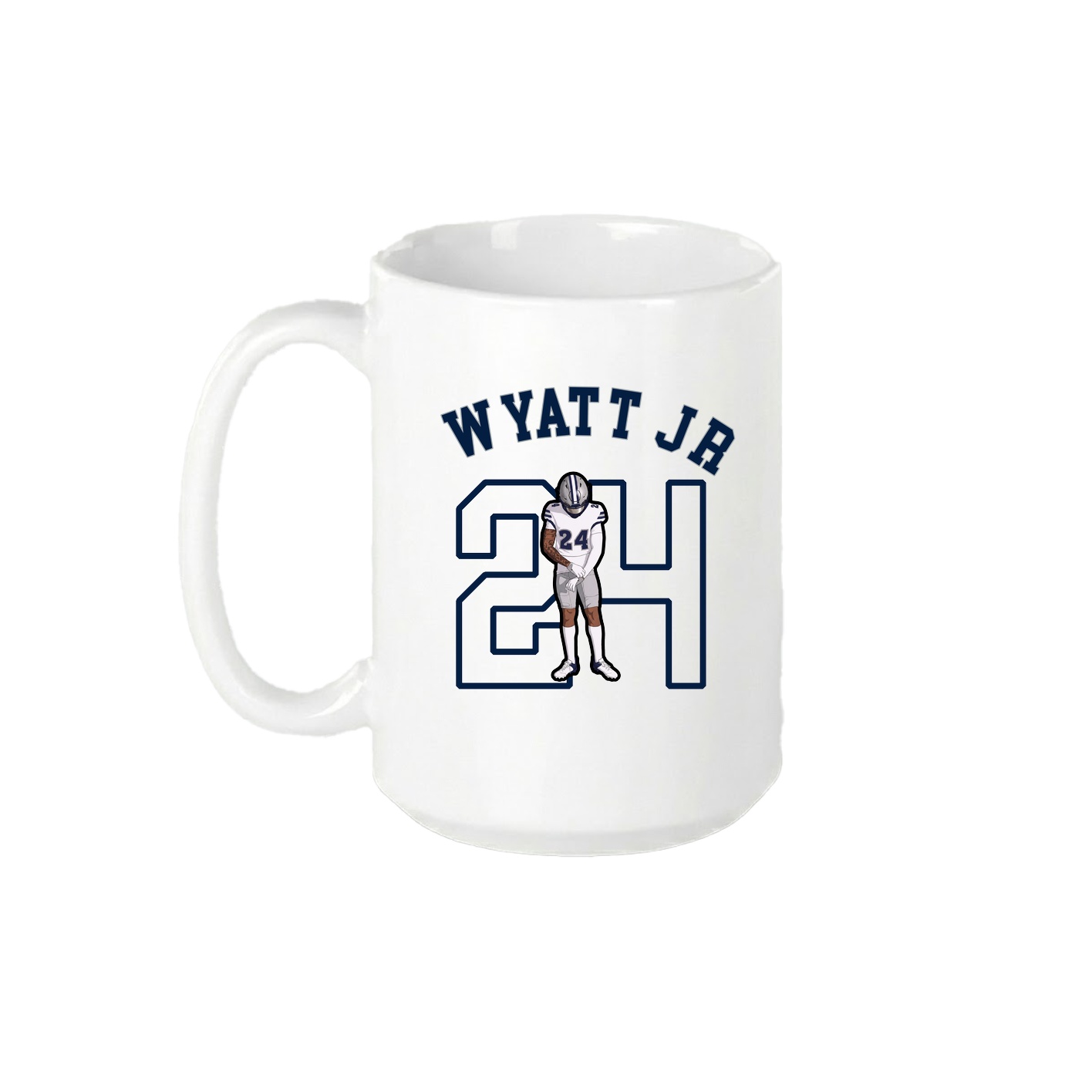 15oz Coffee Mug — Shirsey Arch in White