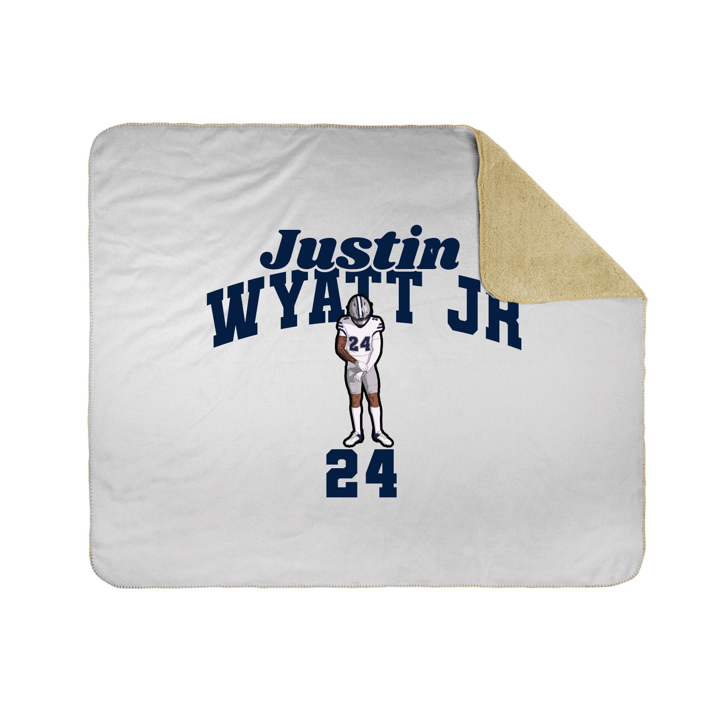 Throw Blanket — Signature Arch in White