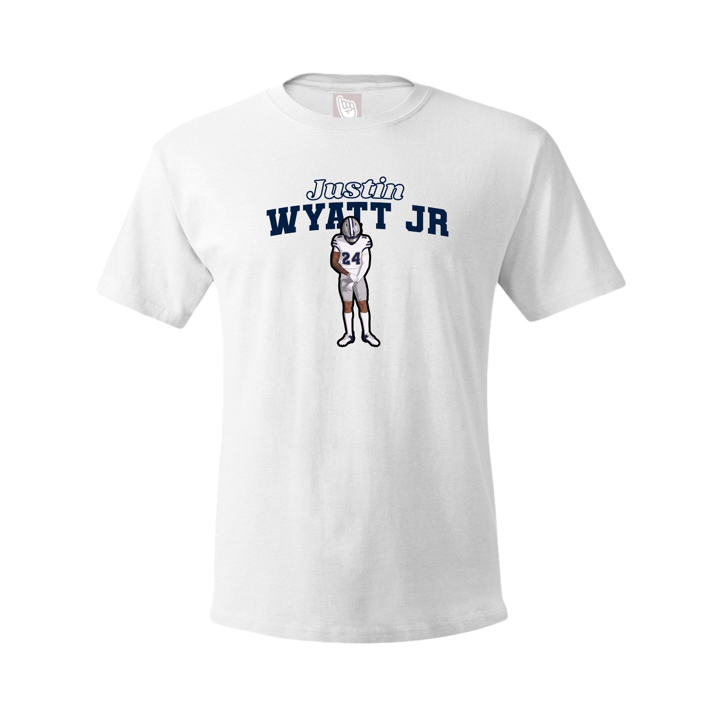 Tee — Name Arch in White