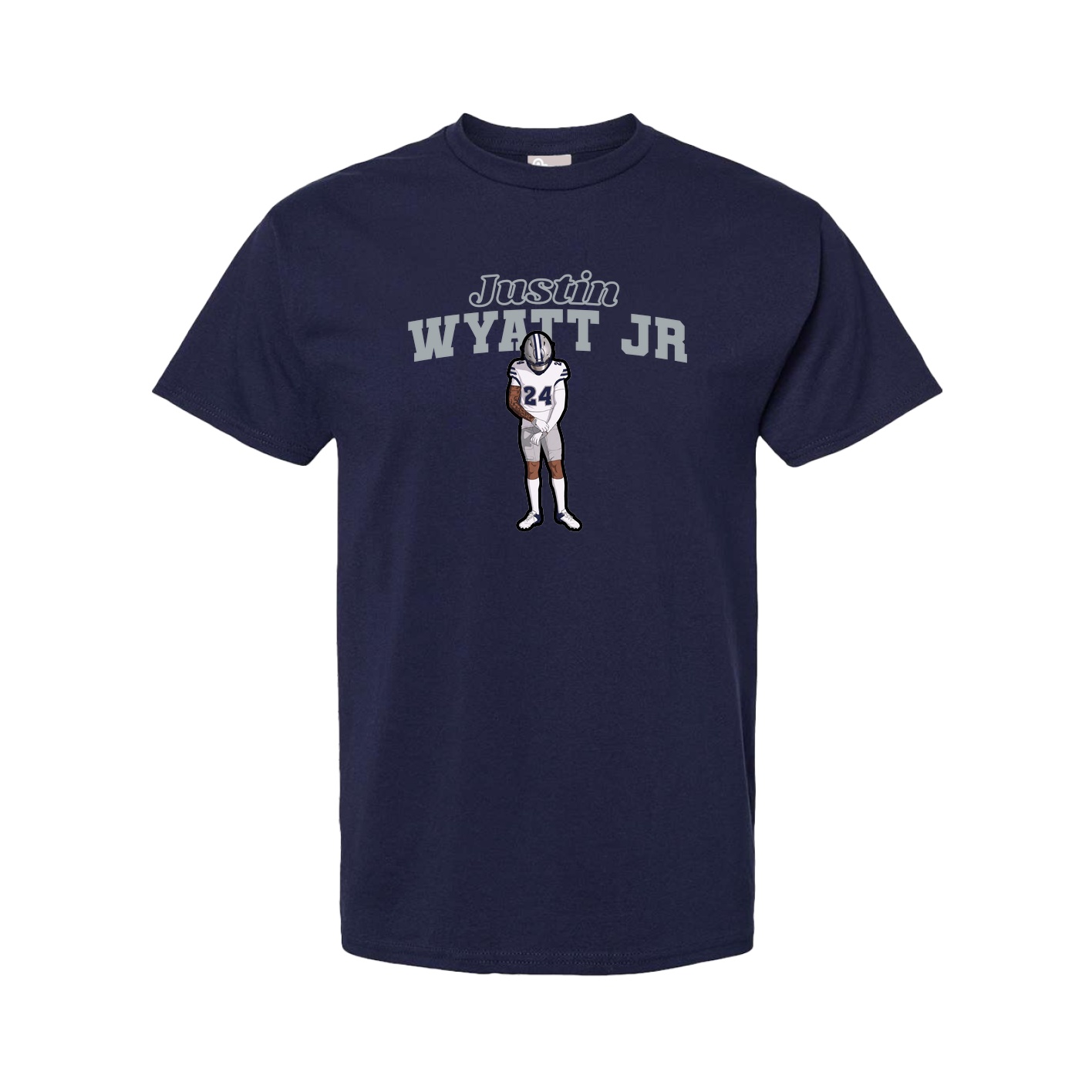 Youth Tee — Name Arch in Navy