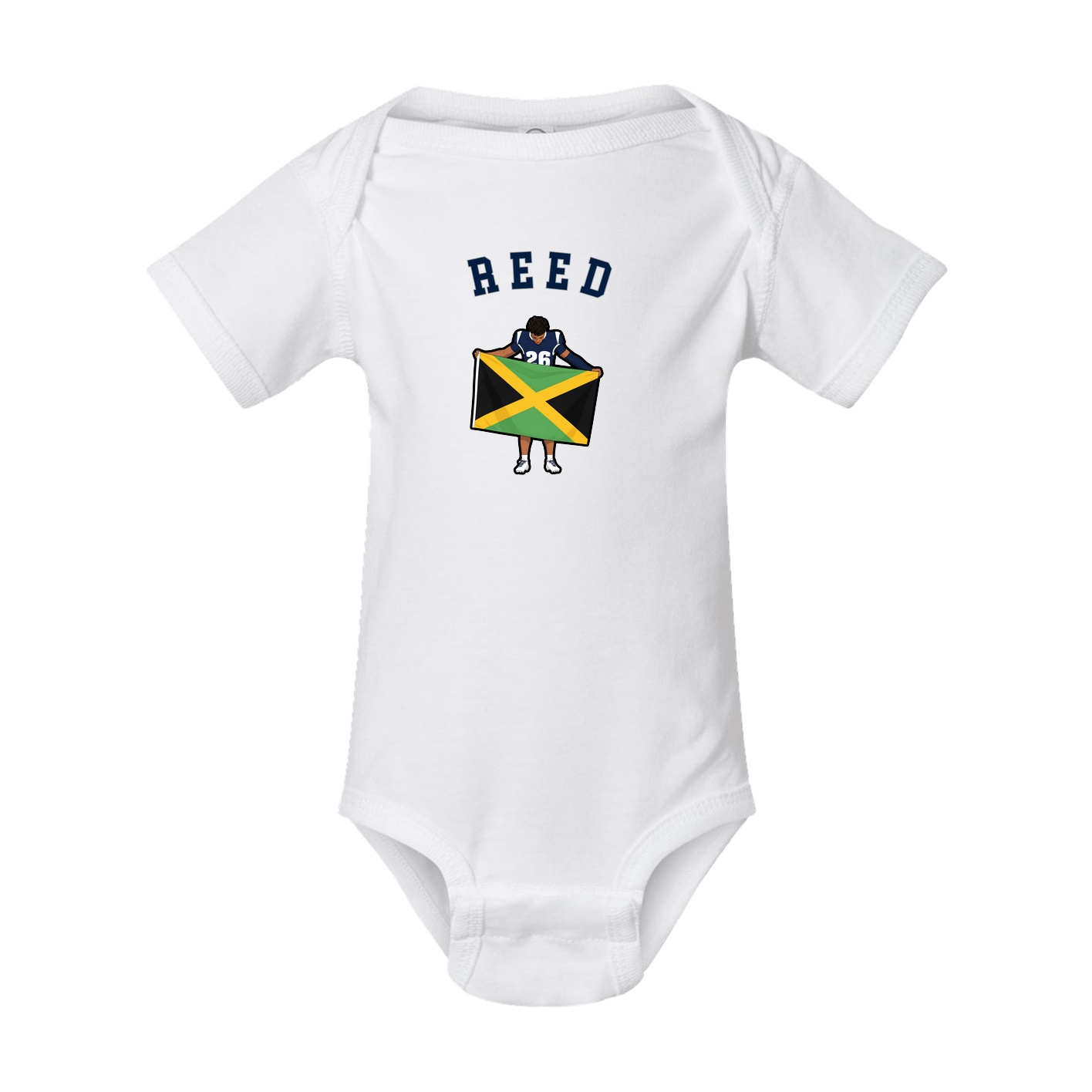 Baby Onesie — Shirsey Arch in White