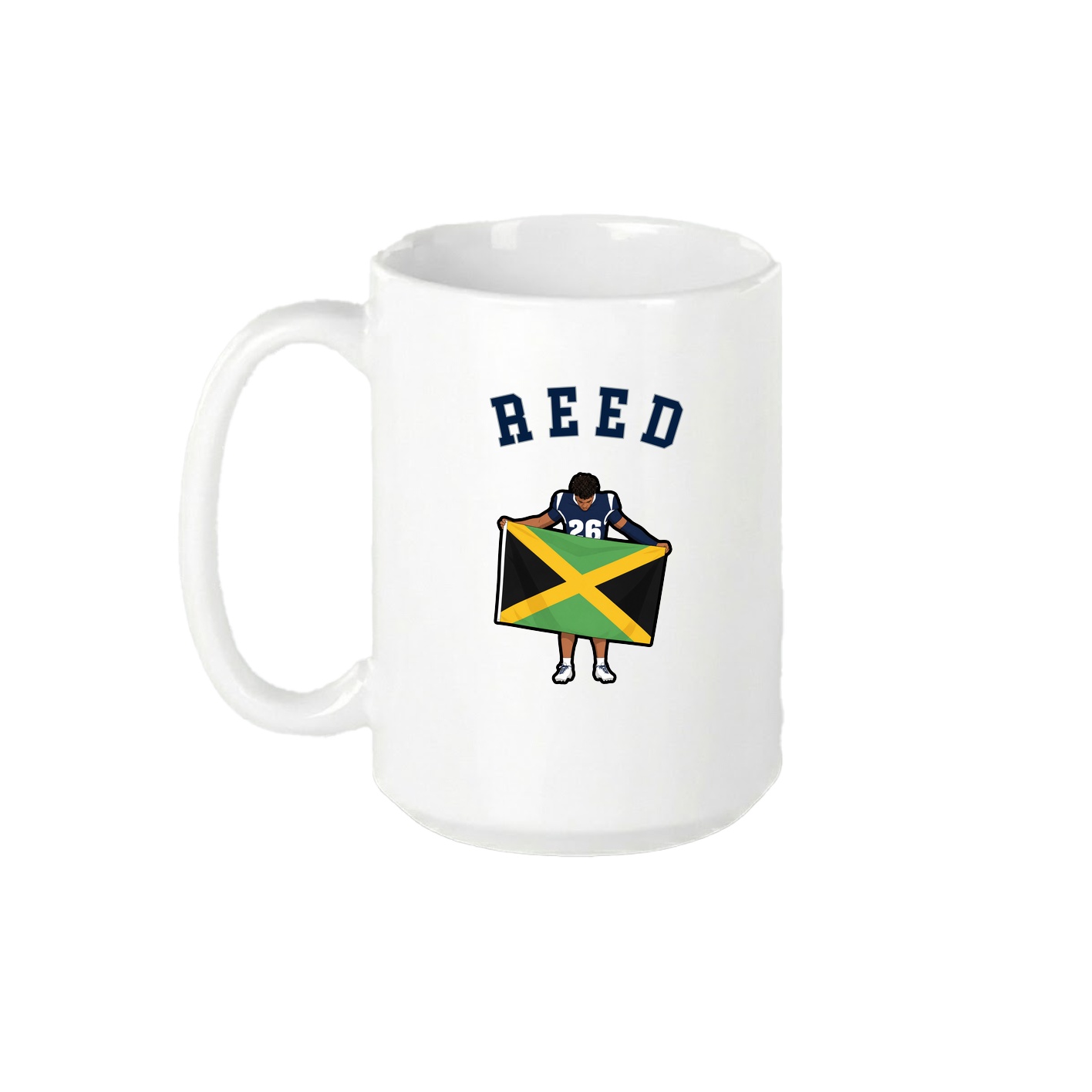 15oz Coffee Mug — Shirsey Arch in White