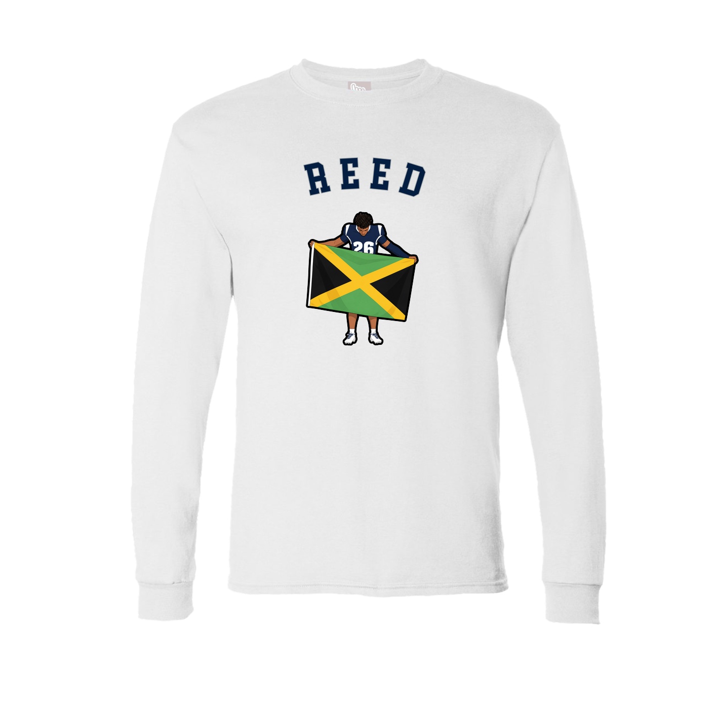 Long Sleeve Tee — Shirsey Arch in White