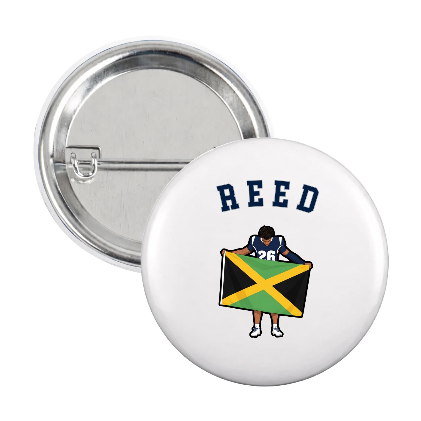 Game Day Button — Shirsey Arch in White
