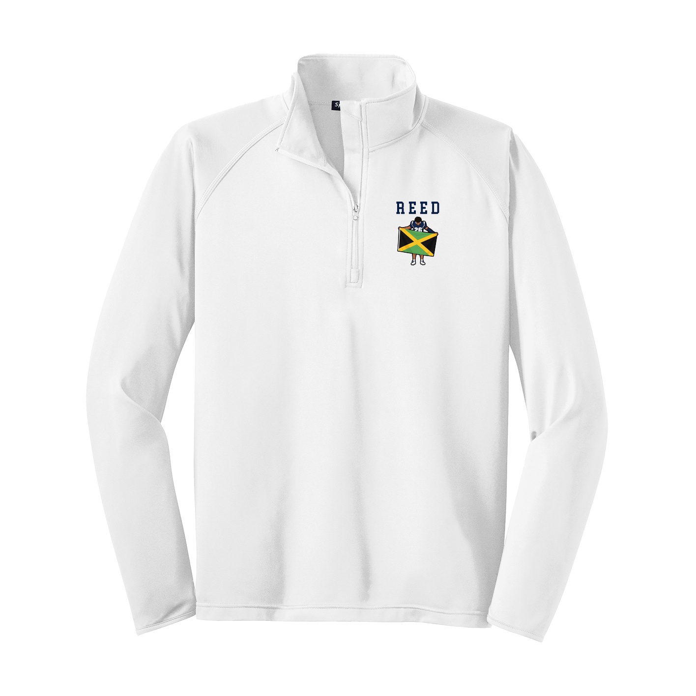 Q-Zip Pullover — Shirsey in White
