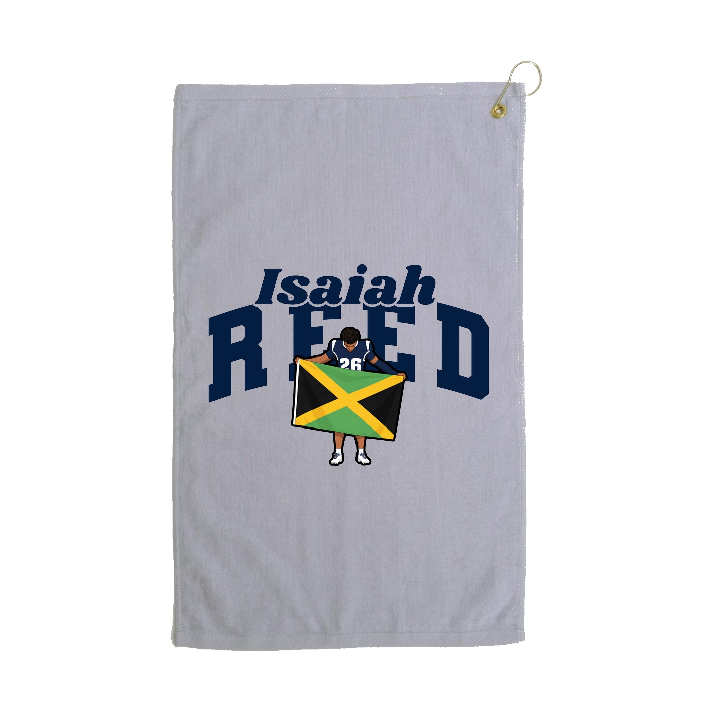 Golf Towel — Signature Arch in Grey