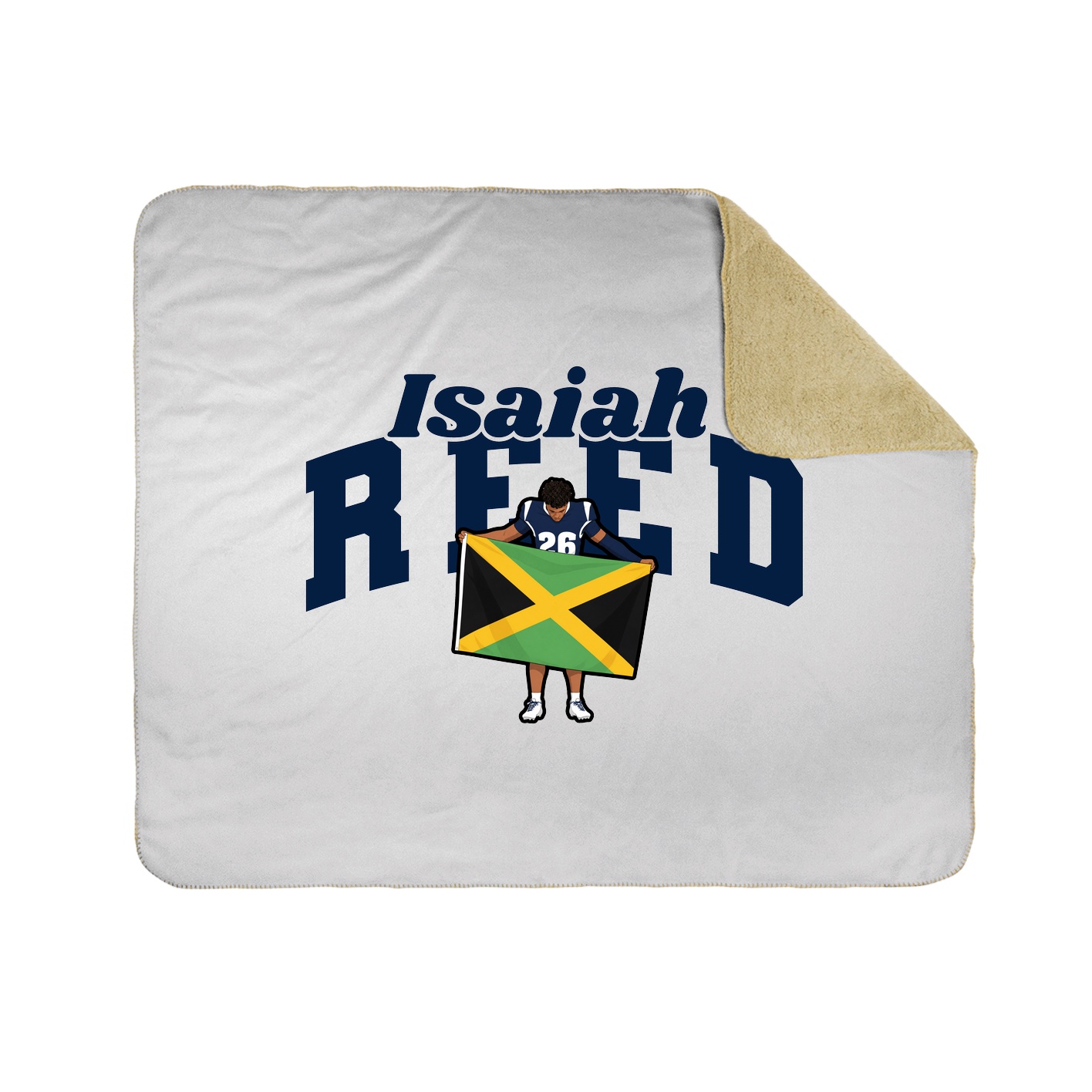 Throw Blanket — Signature Arch in White