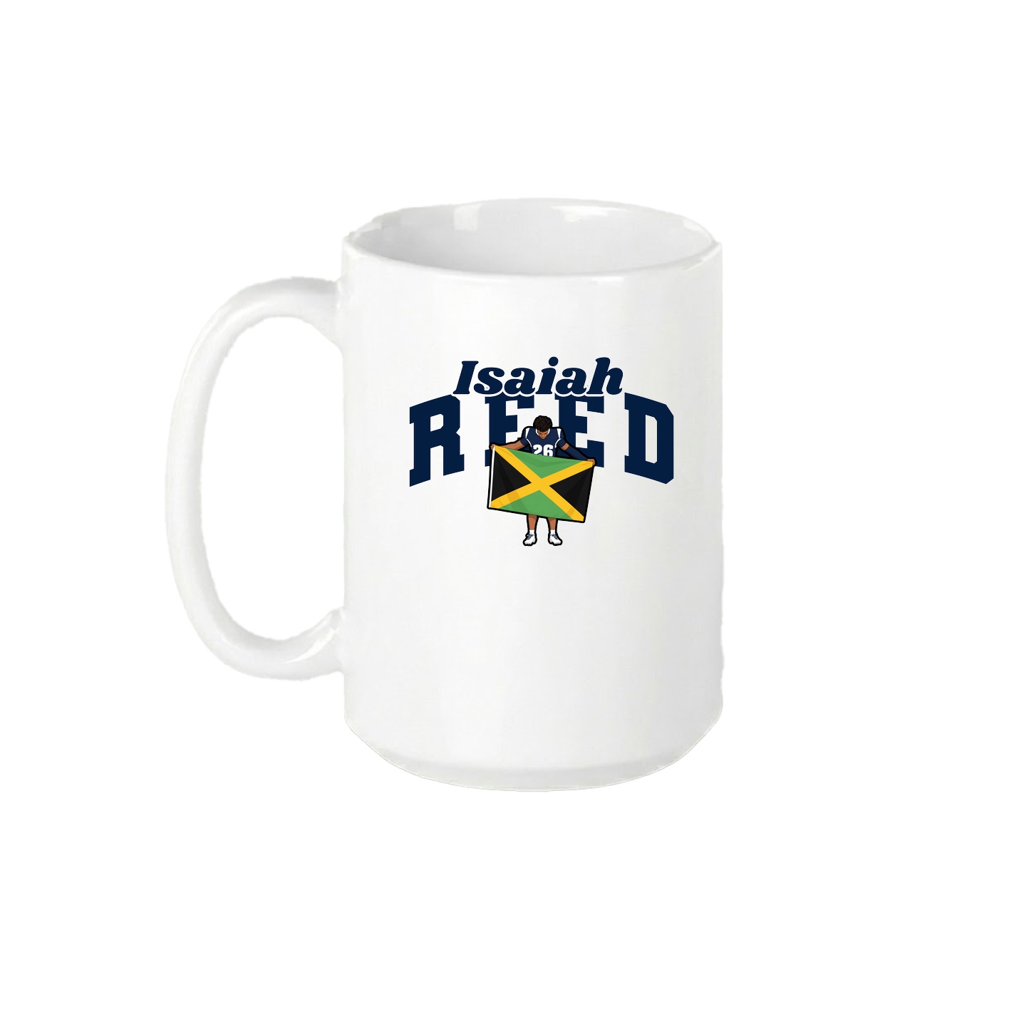 15oz Coffee Mug — Signature Arch in White
