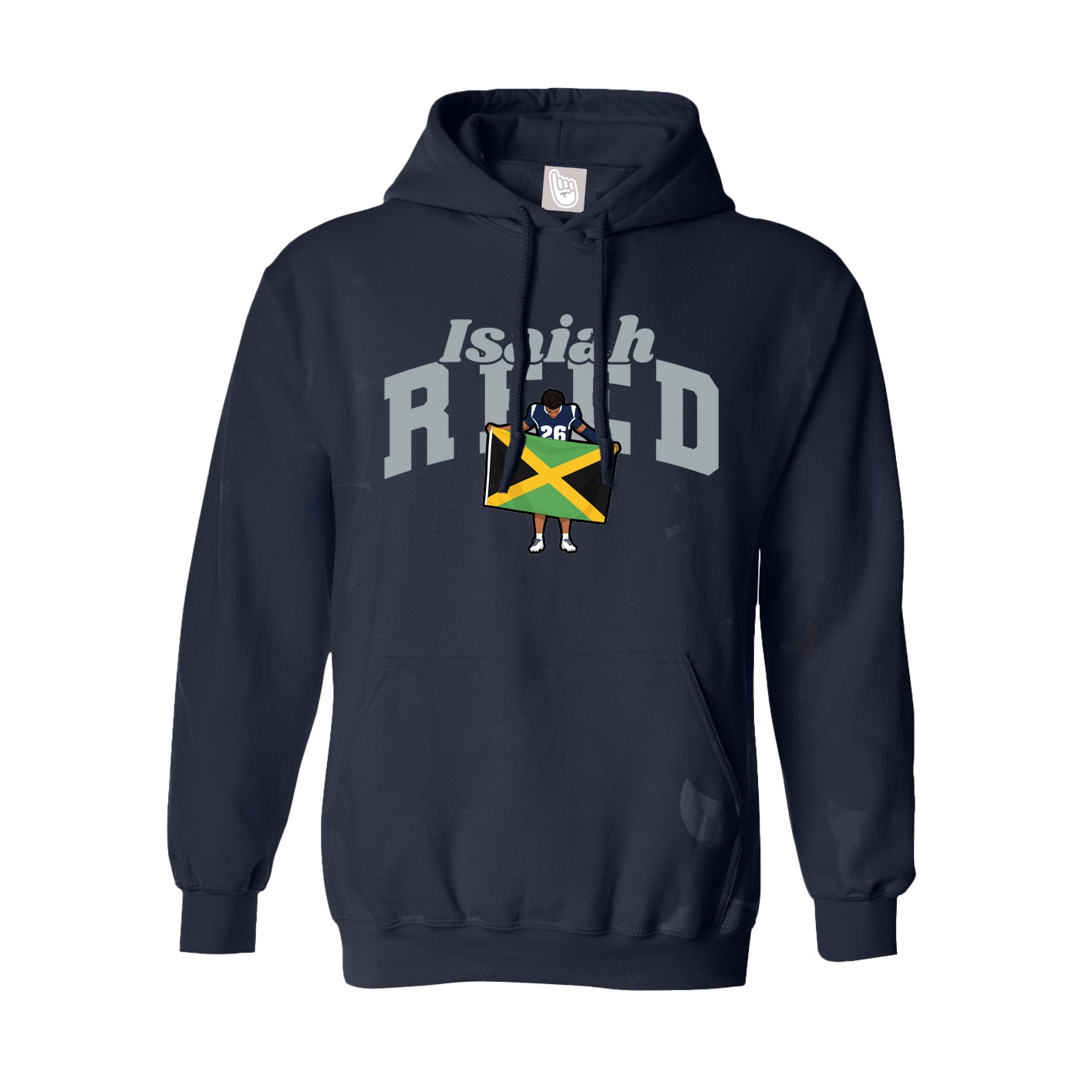 Hoodie — Signature Arch in Navy