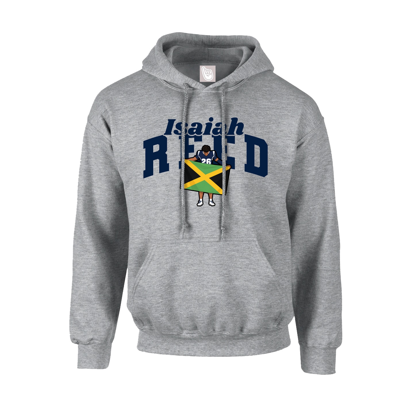 Hoodie — Signature Arch in Grey