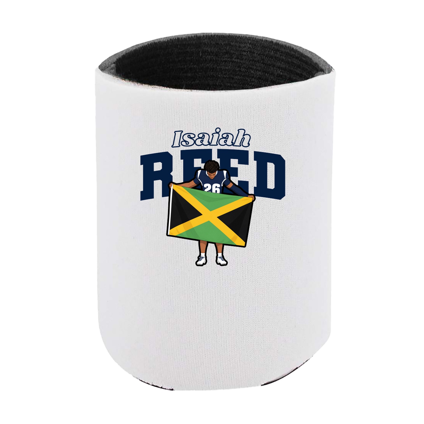 Can Holder — Name Arch in White
