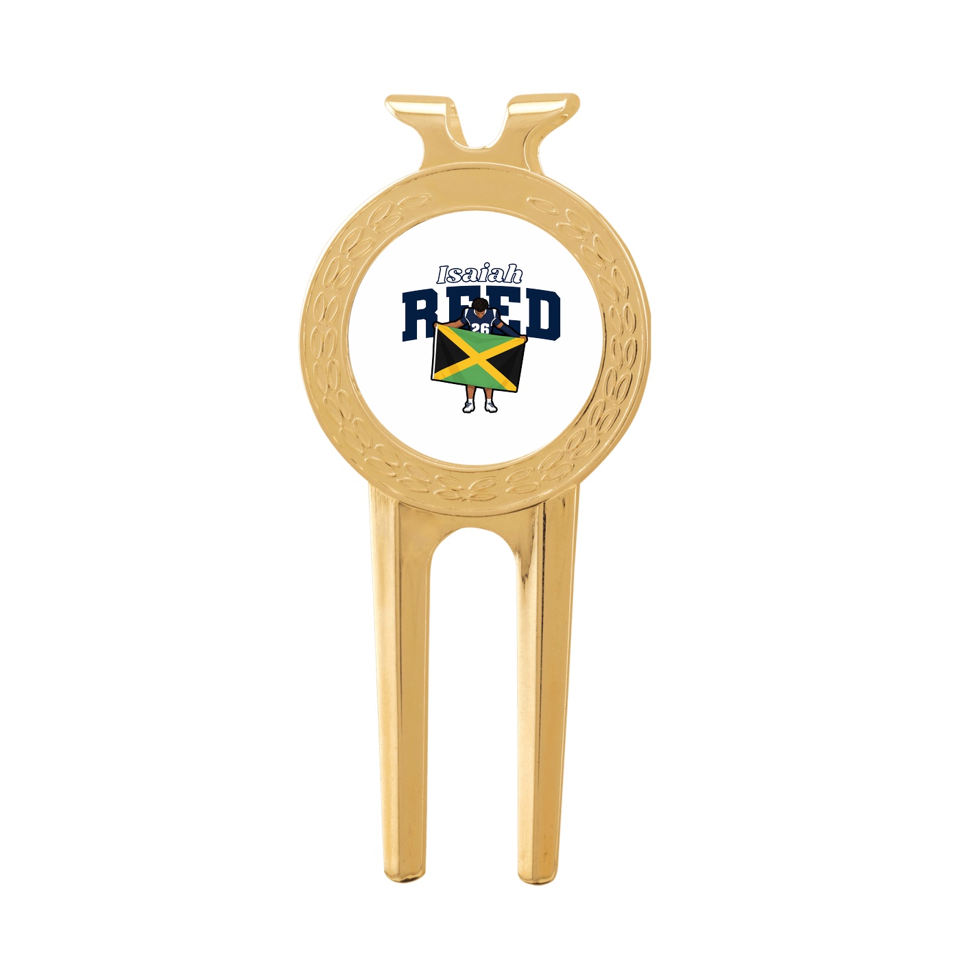 Divot Tool with Ball Marker — Name Arch in Classic