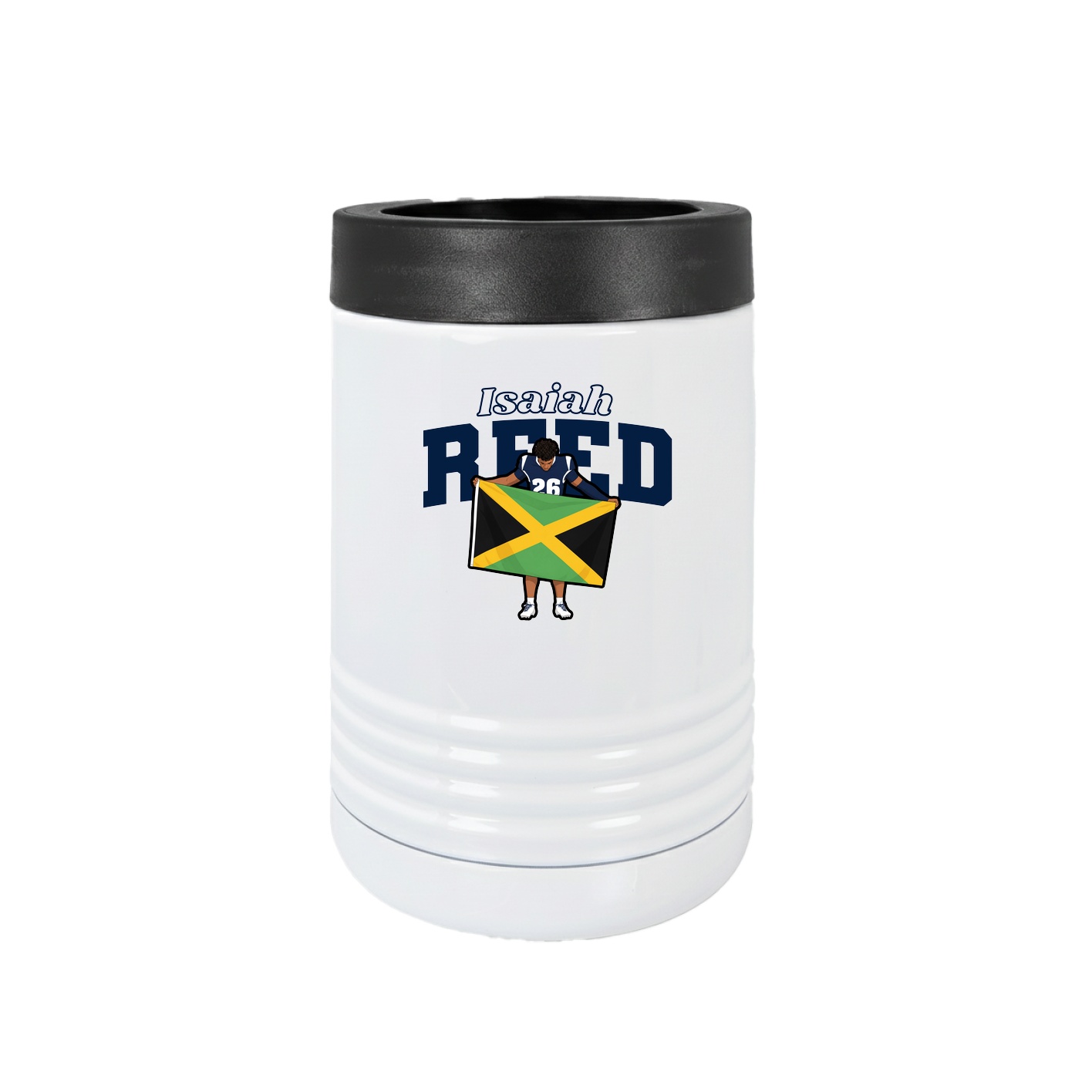Beverage Holder — Name Arch in White
