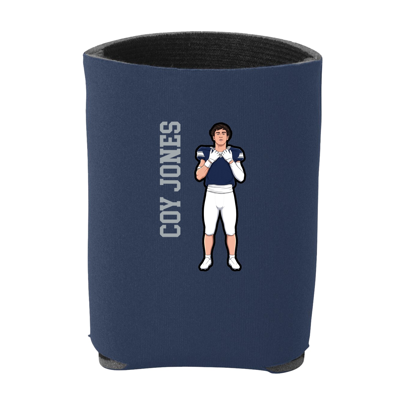 Can Holder — Name Vertical in Navy