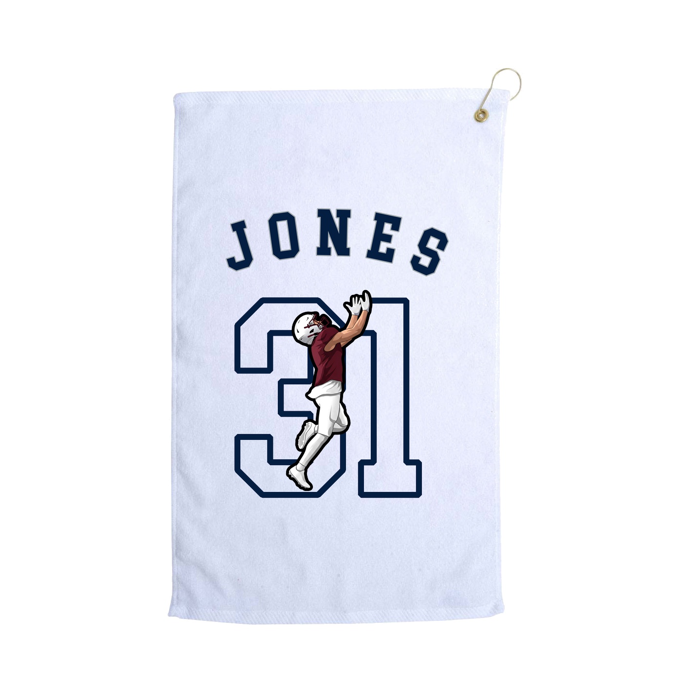 Golf Towel — Shirsey Arch in White