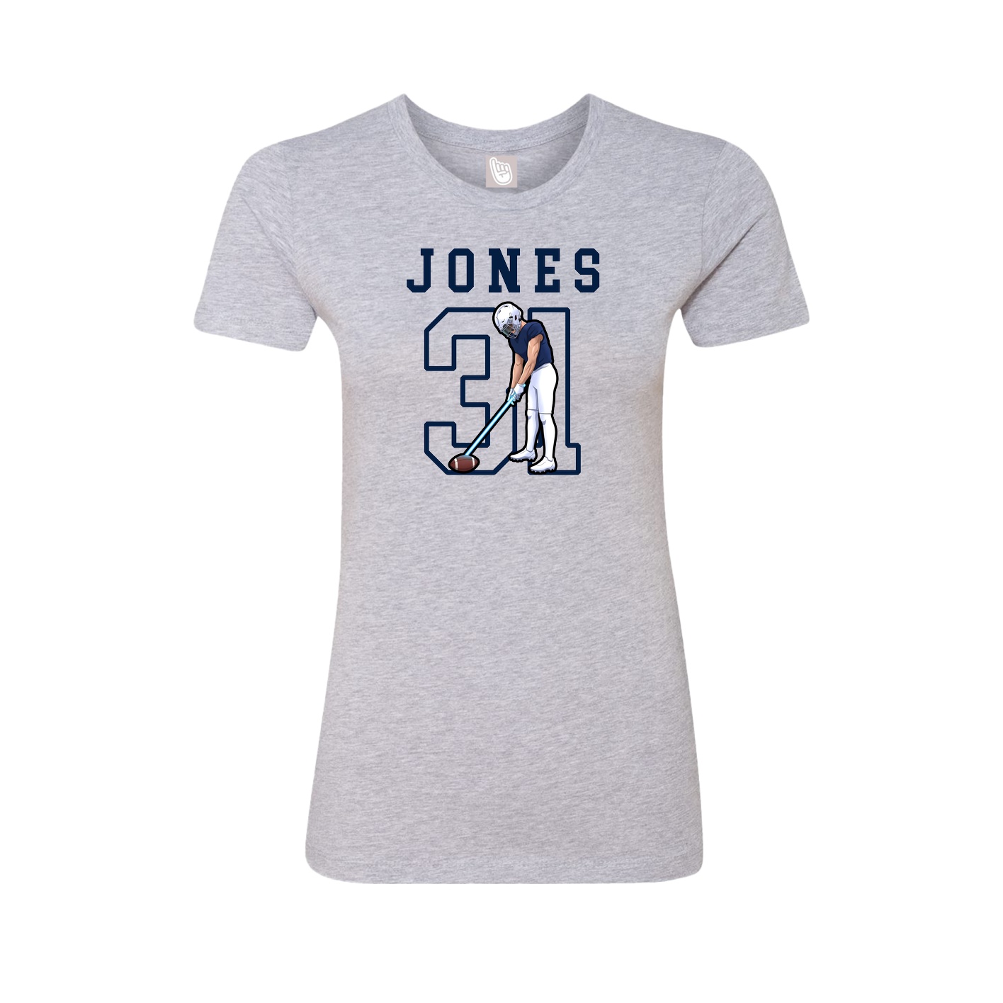 Fitted Women's Tee — Shirsey in Grey
