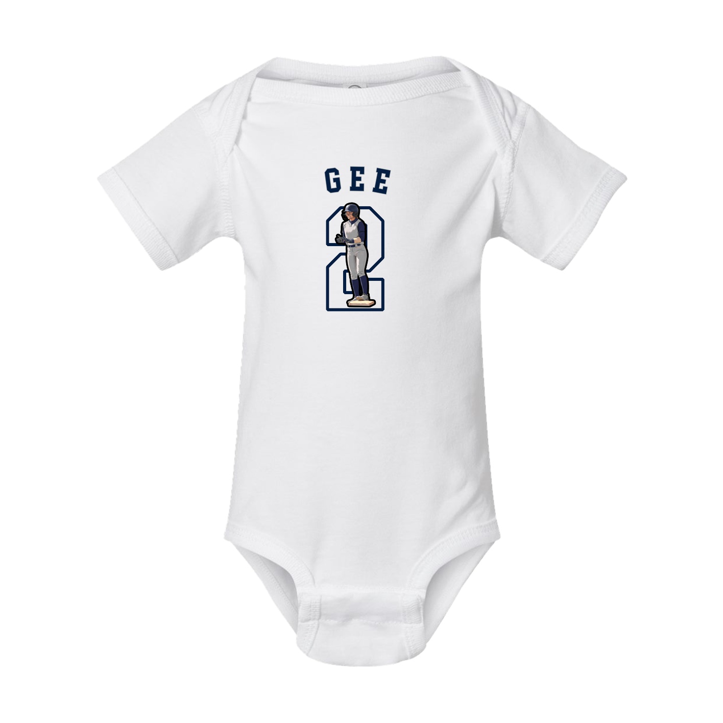 Baby Onesie — Shirsey Arch in White