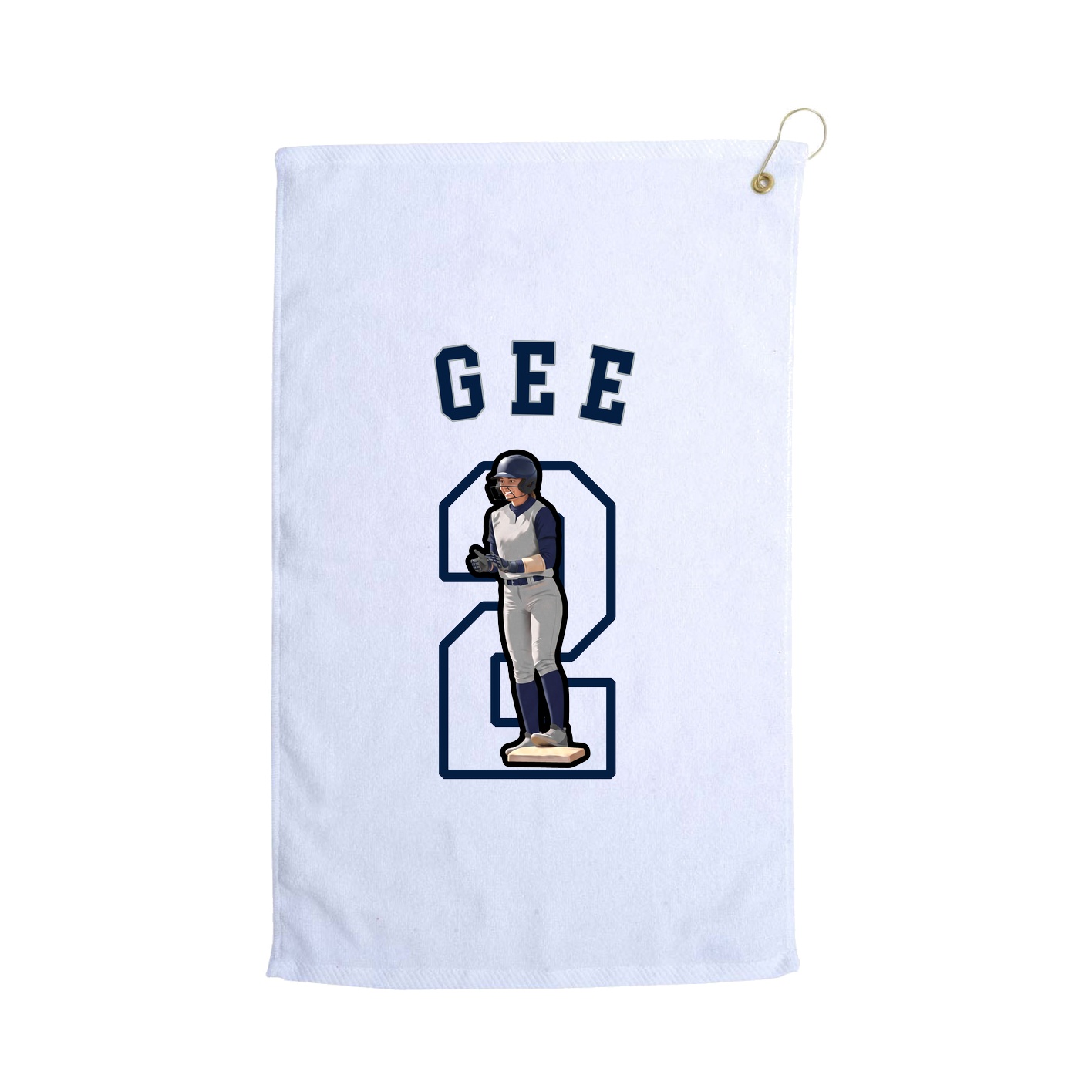 Golf Towel — Shirsey Arch in White