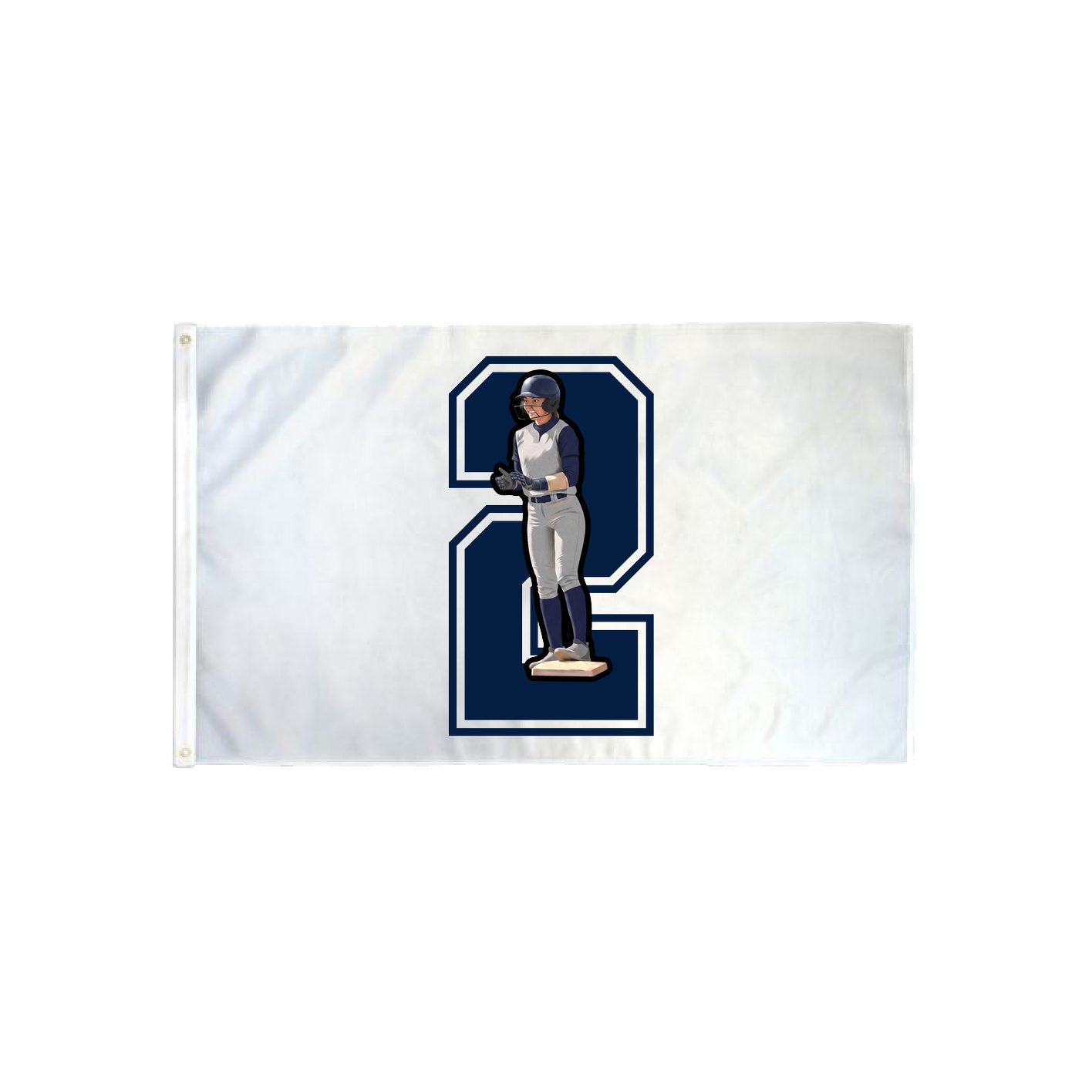 3x5 Flag — Number in Classic