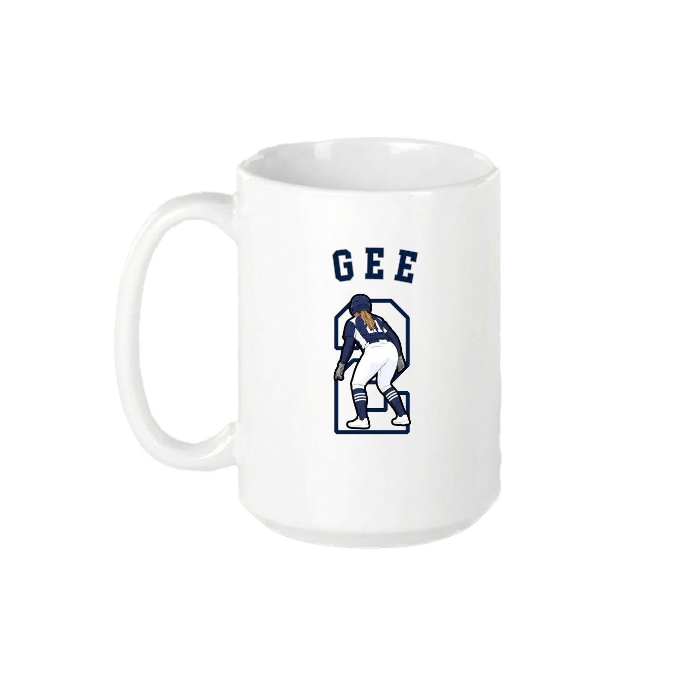 15oz Coffee Mug — Shirsey Arch in White