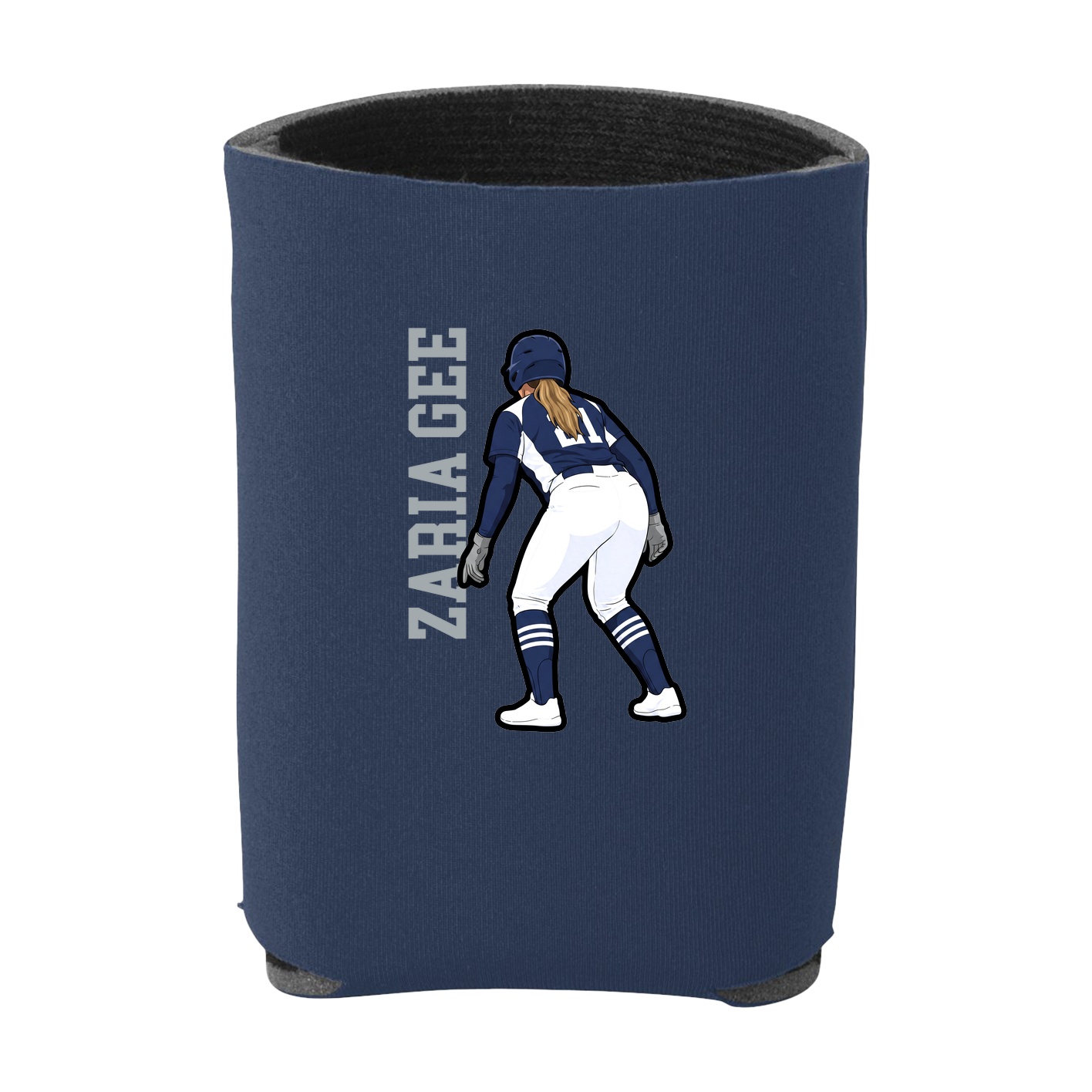 Can Holder — Name Vertical in Navy