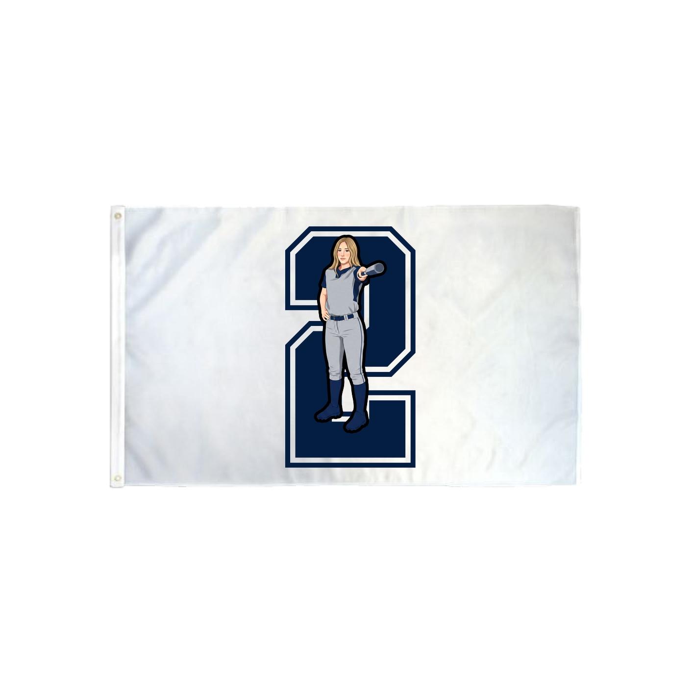 3x5 Flag — Number in Classic