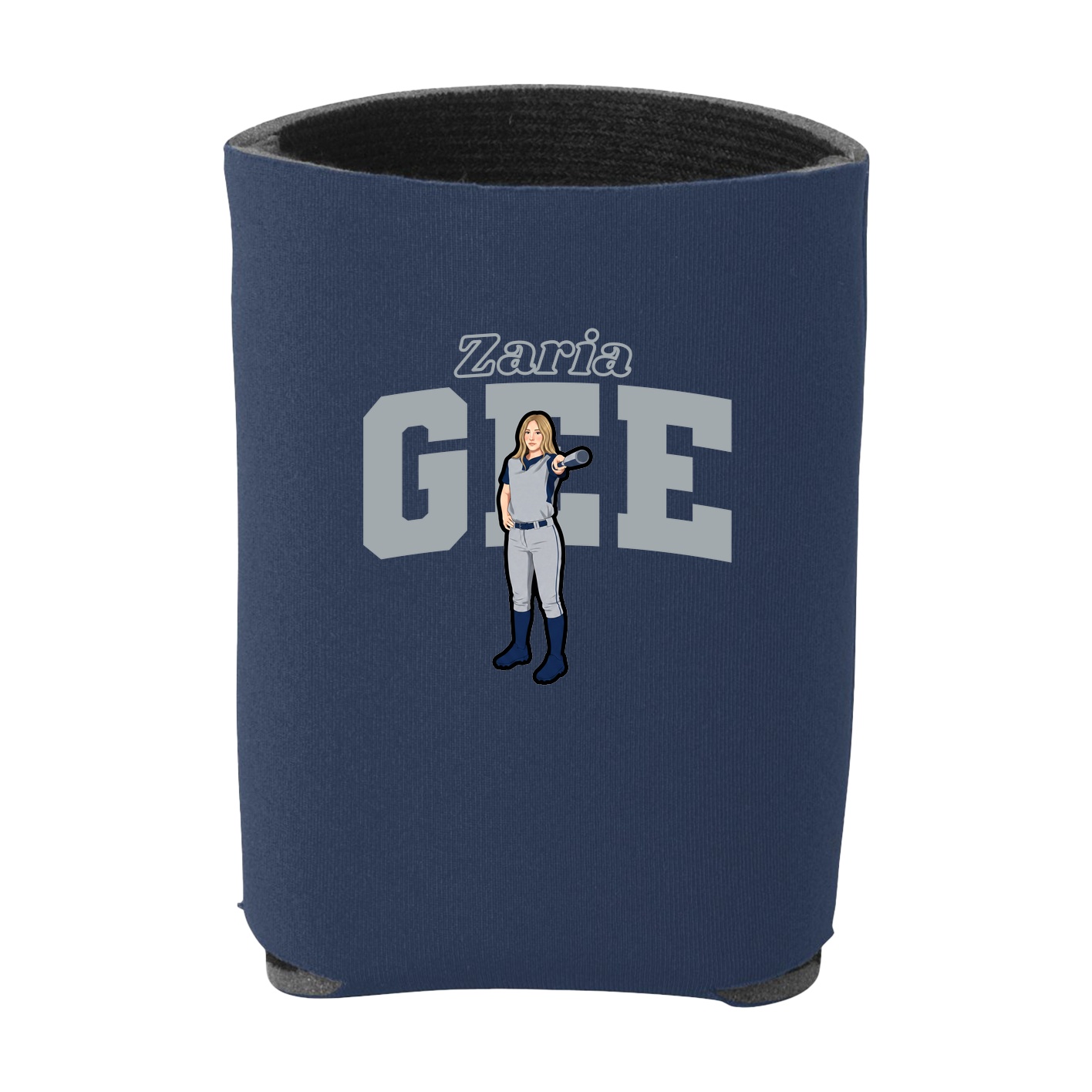 Can Holder — Name Arch in Navy