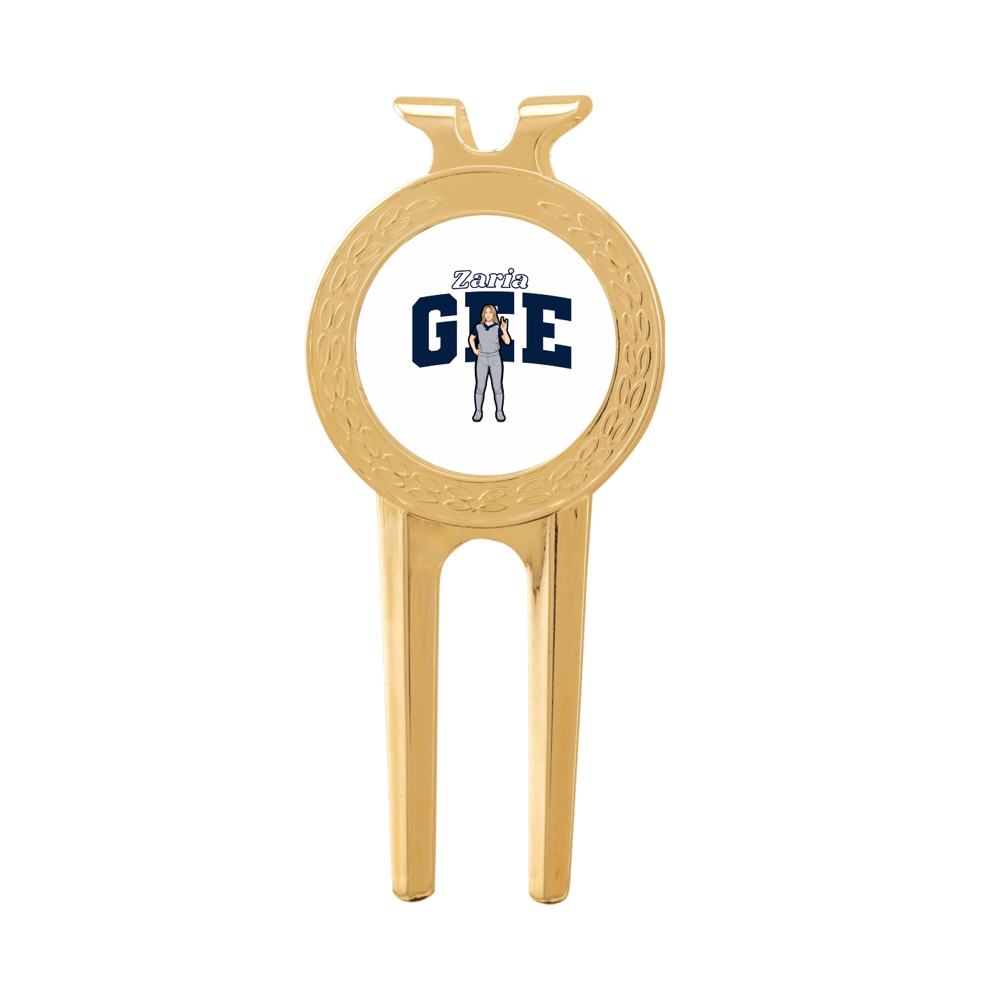 Divot Tool with Ball Marker — Name Arch in Classic