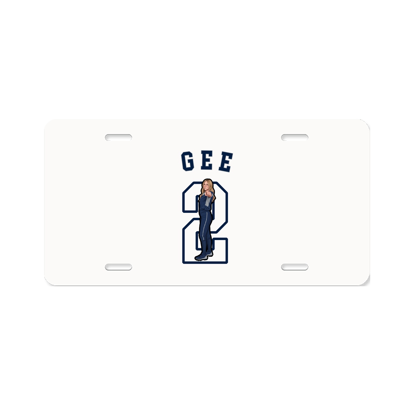 License Plate — Shirsey Arch in Classic