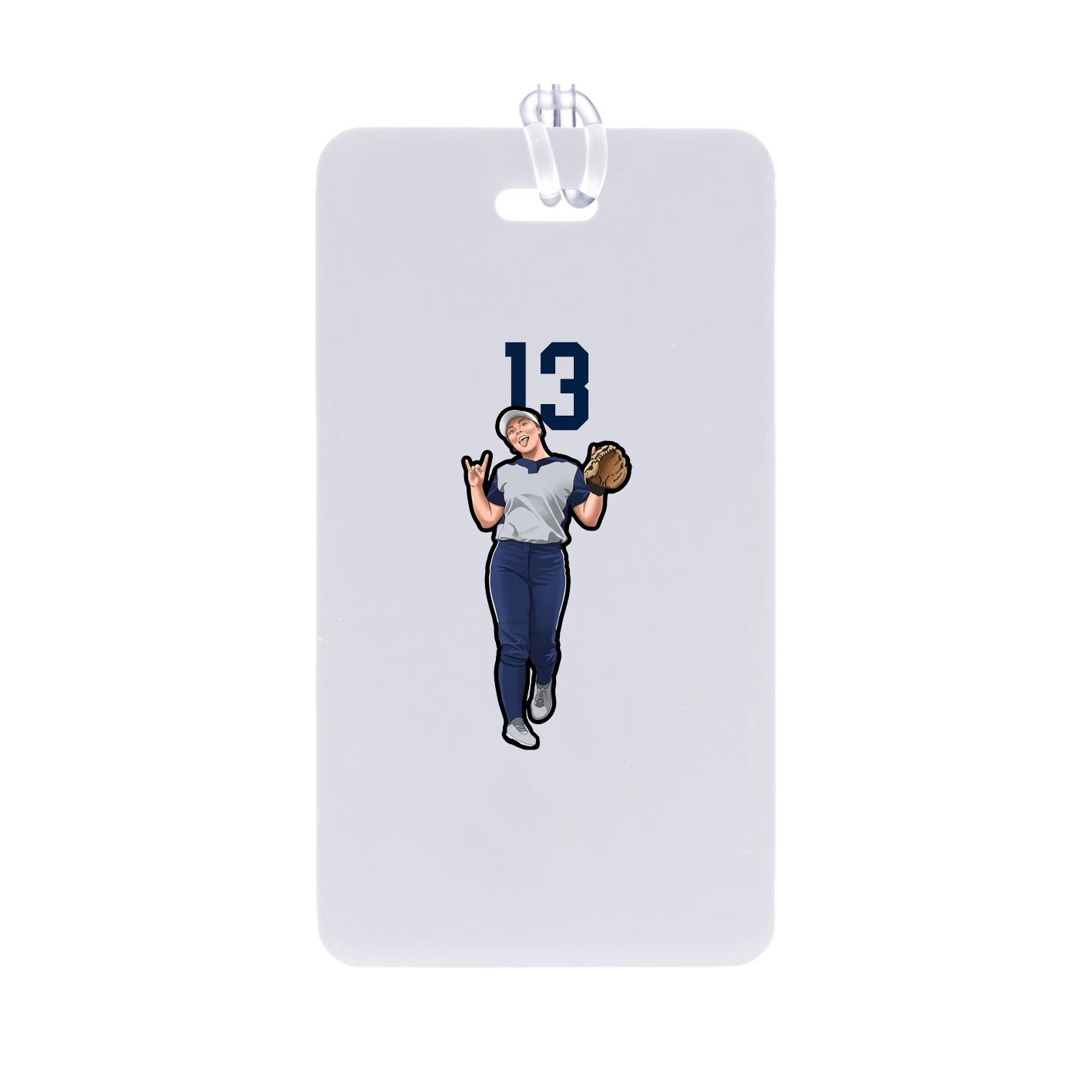 Bag Tag — Number Top in Classic