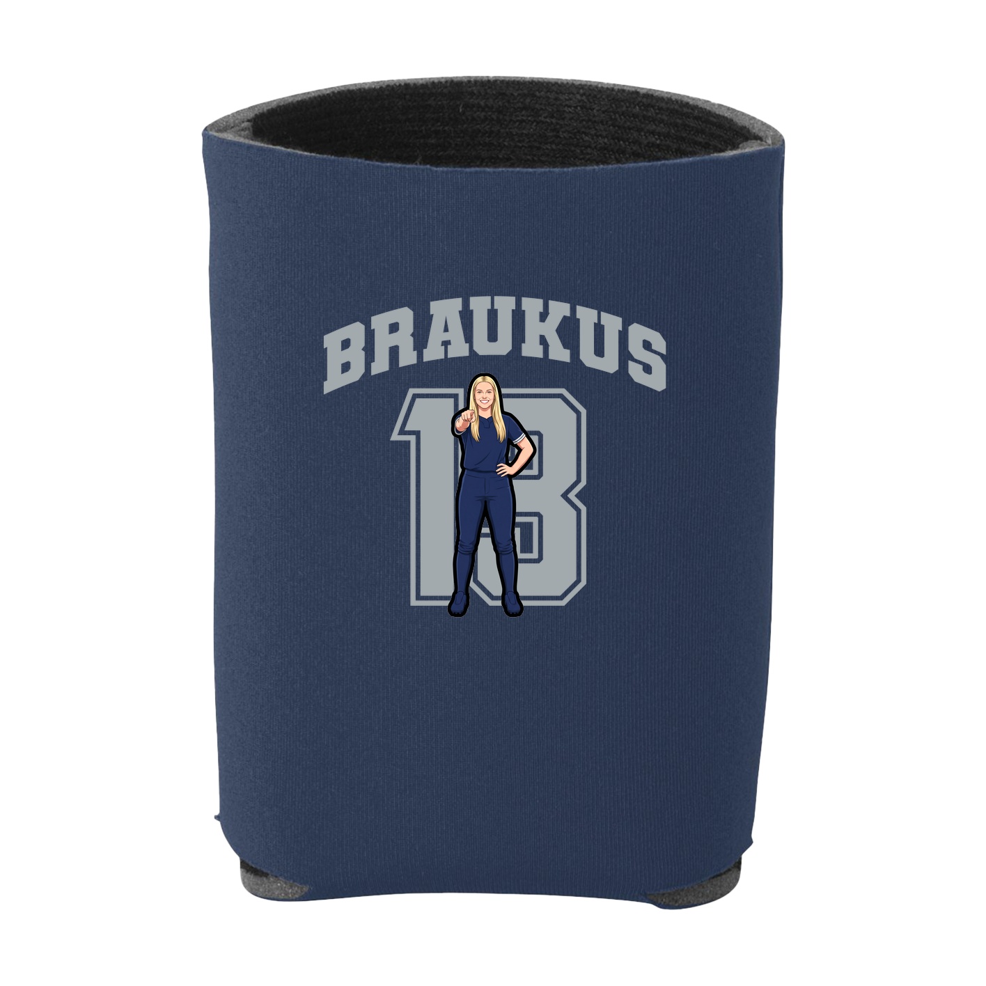 Can Holder — Number in Navy