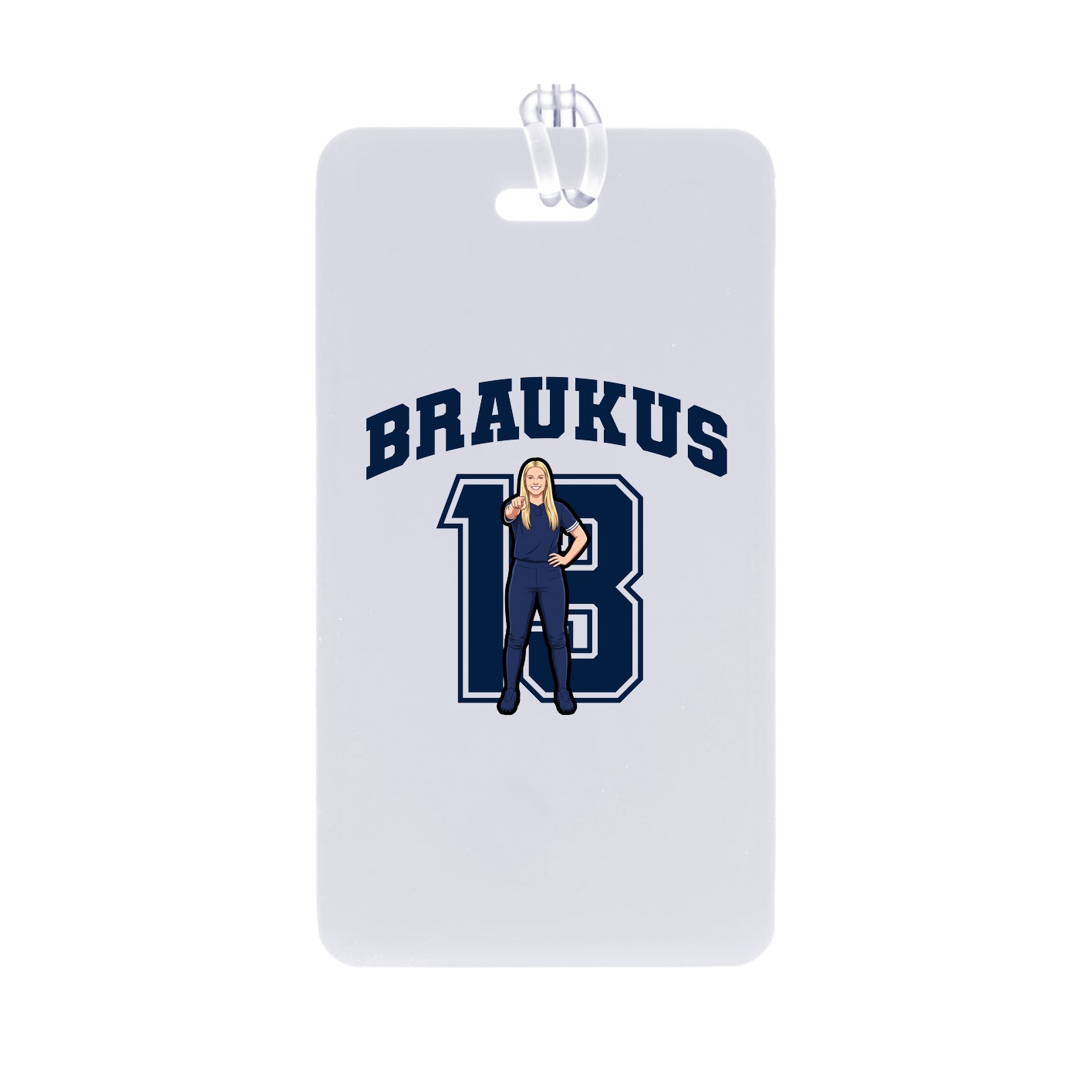 Bag Tag — Number in Classic