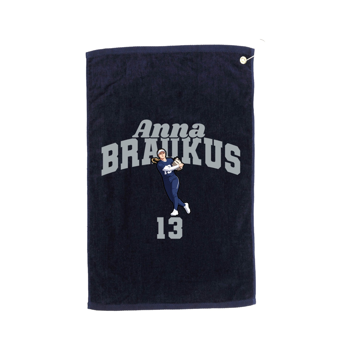 Golf Towel — Signature Arch in Navy
