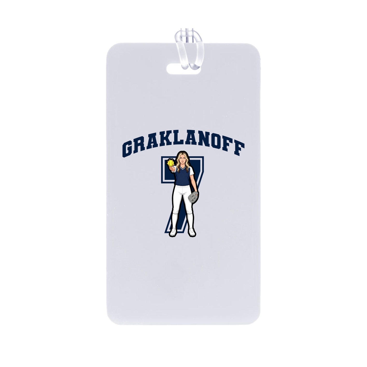 Bag Tag — Number in Classic