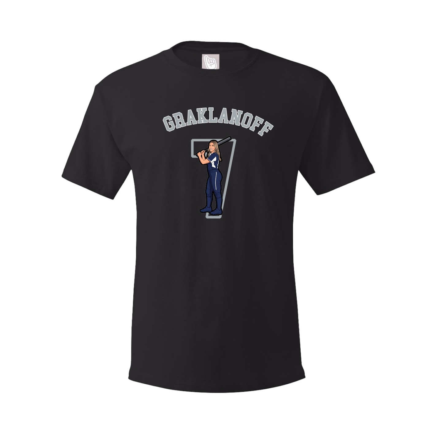 Youth Tee — Shirsey Arch in Black