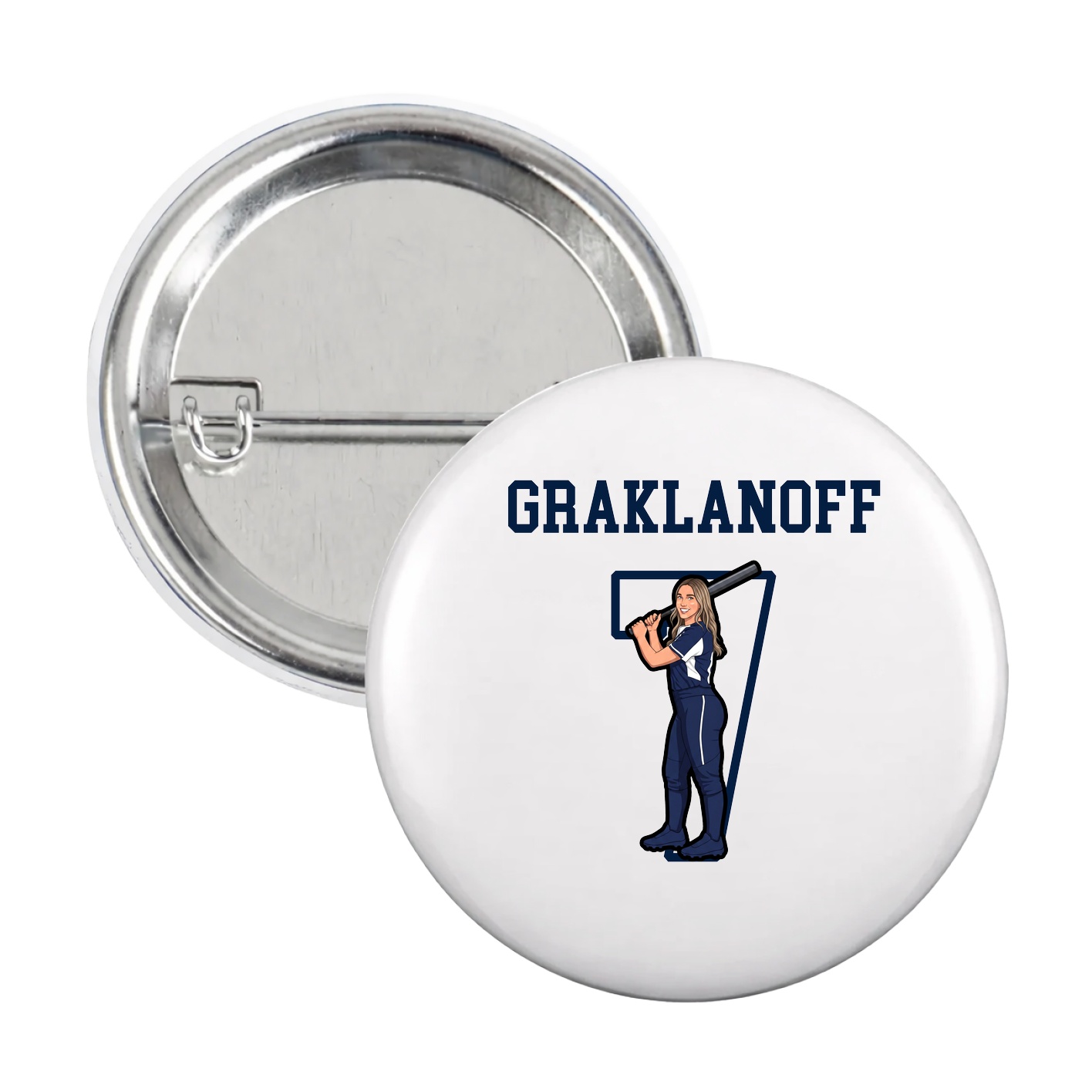 Game Day Button — Shirsey in White