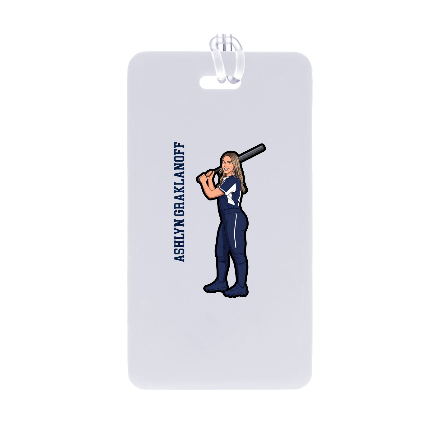 Bag Tag — Name Vertical in Classic