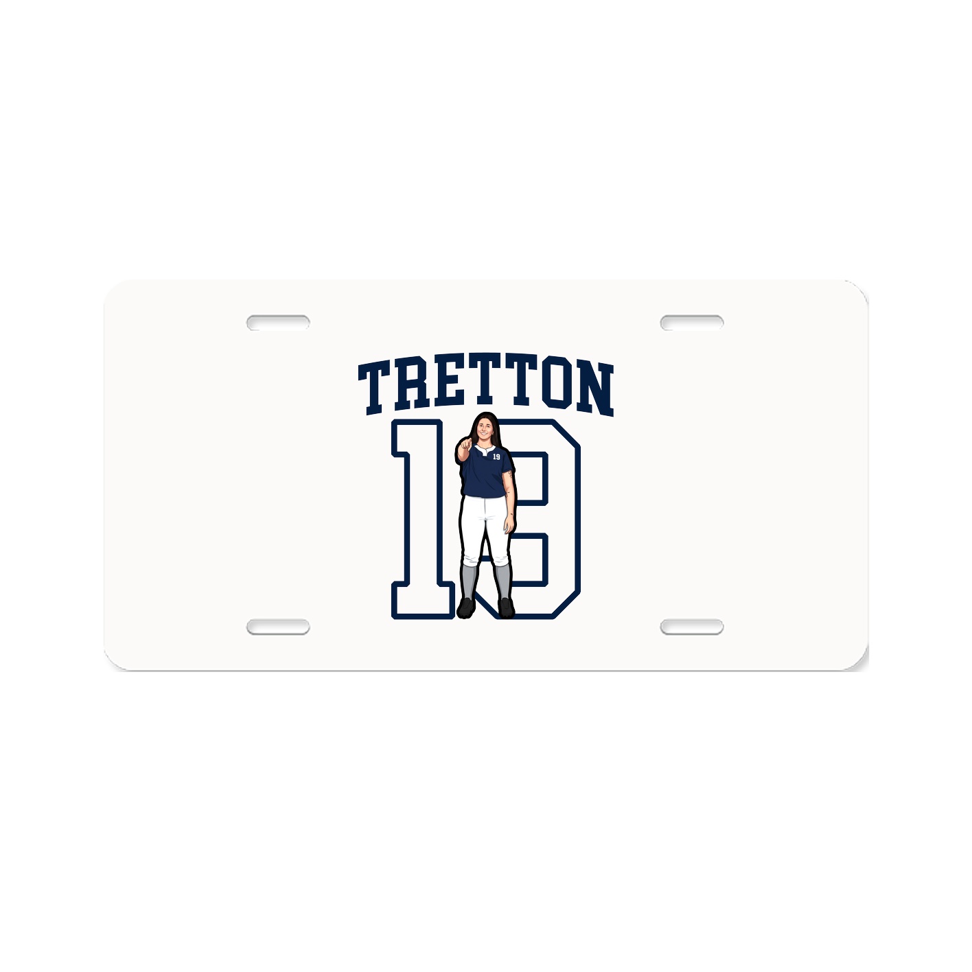 License Plate — Shirsey in Classic