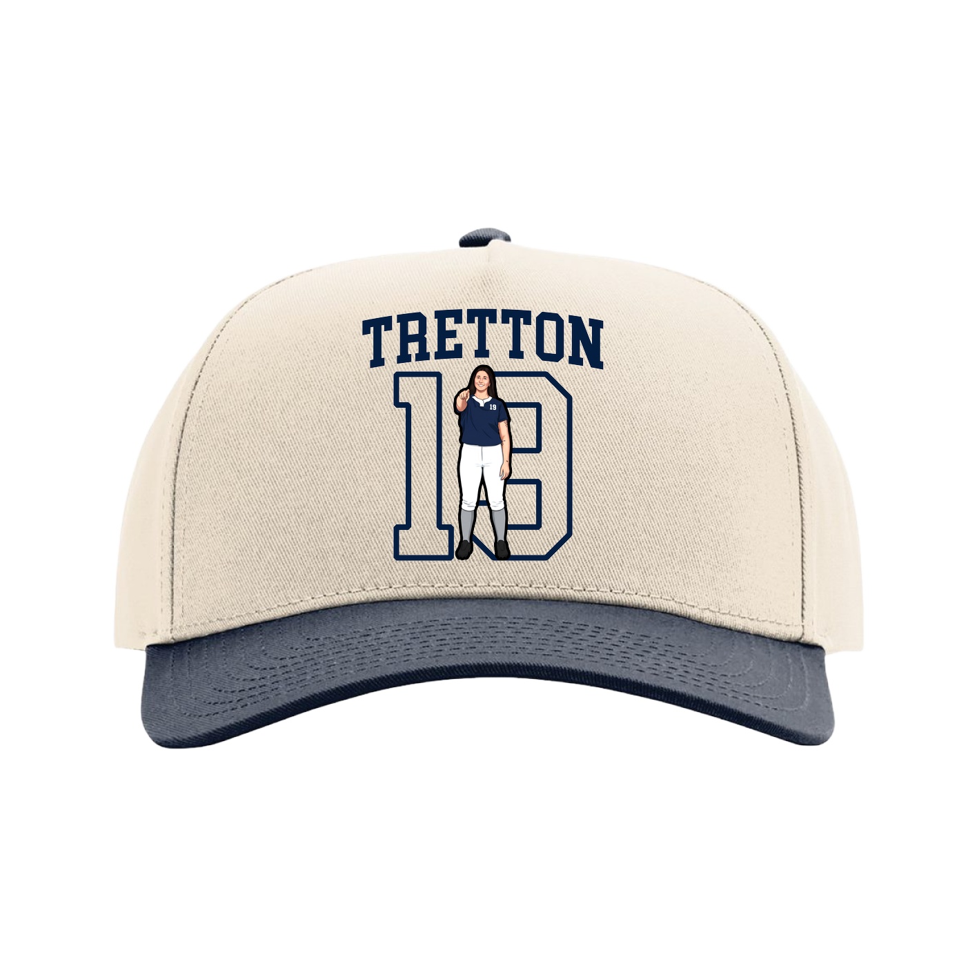 Full Fabric Five-Panel Champ Cap