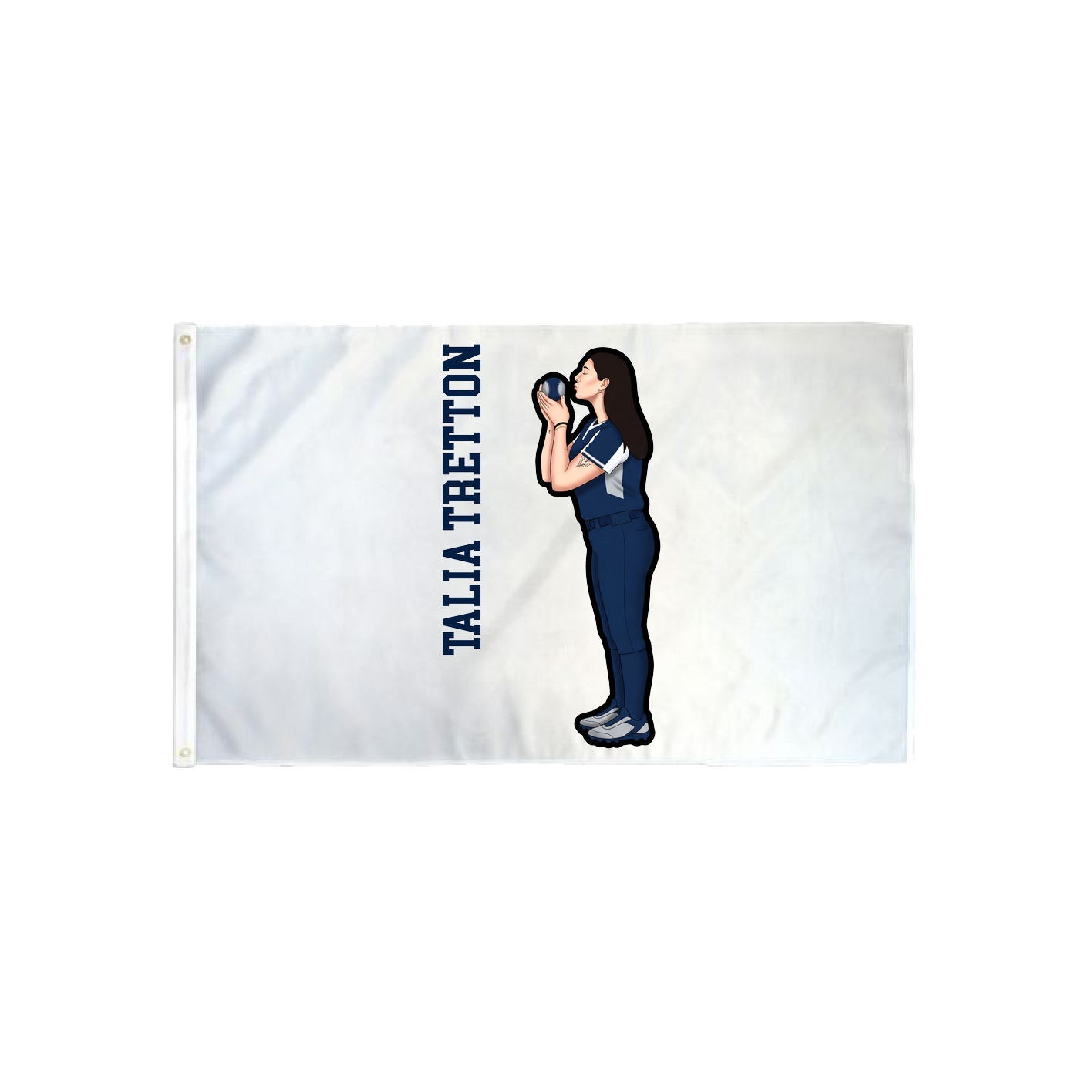 3x5 Flag — Name Vertical in Classic