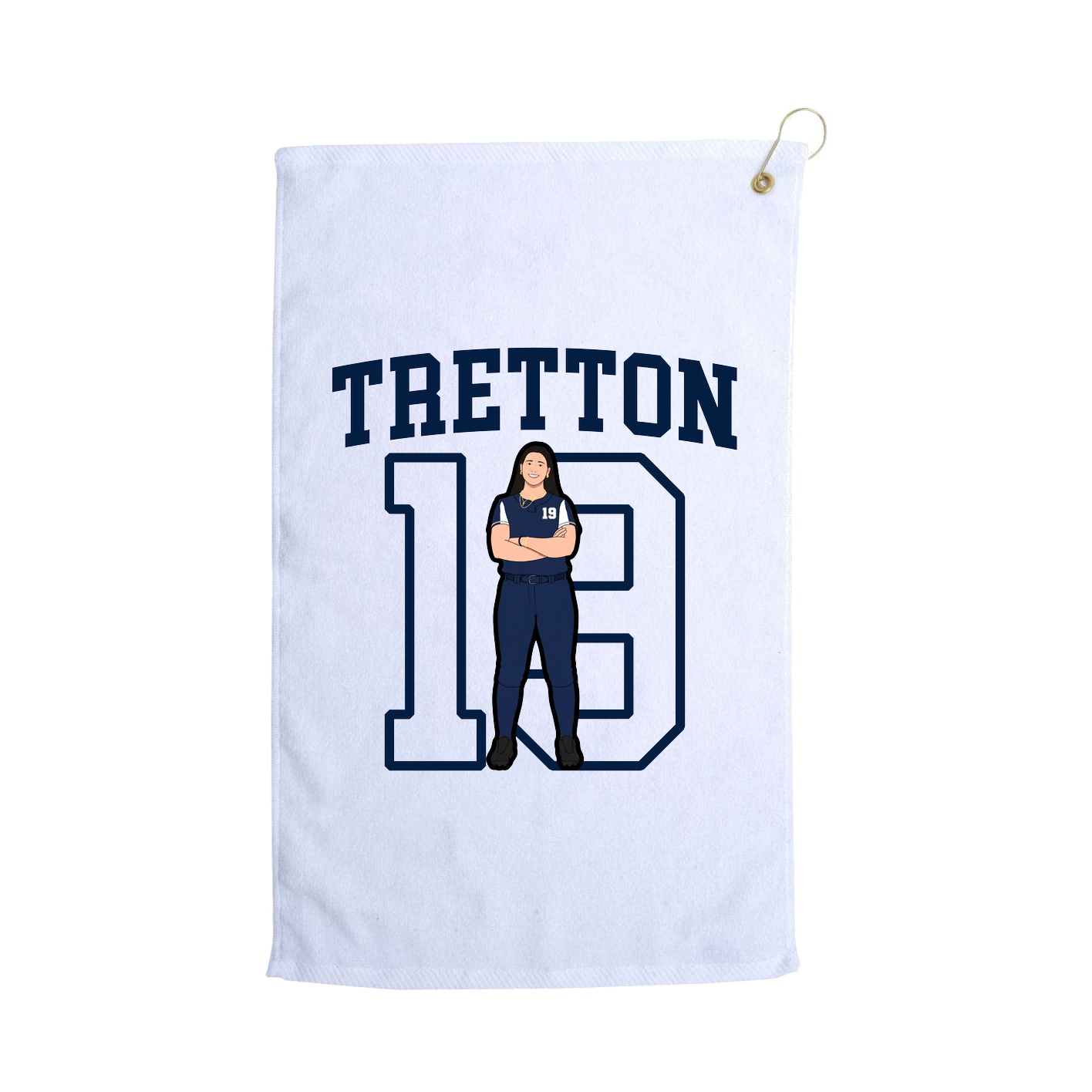 Golf Towel — Shirsey in White