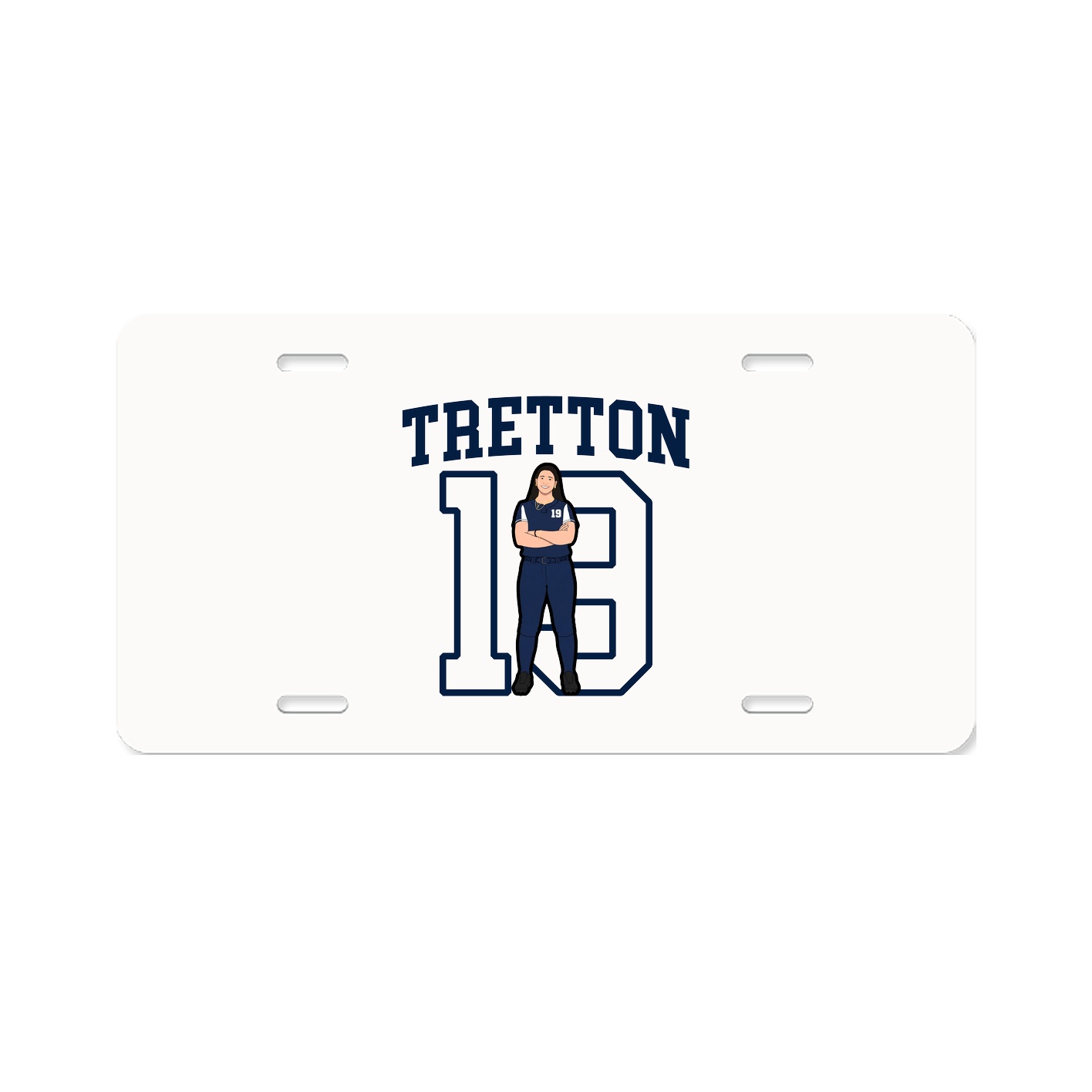 License Plate — Shirsey in Classic