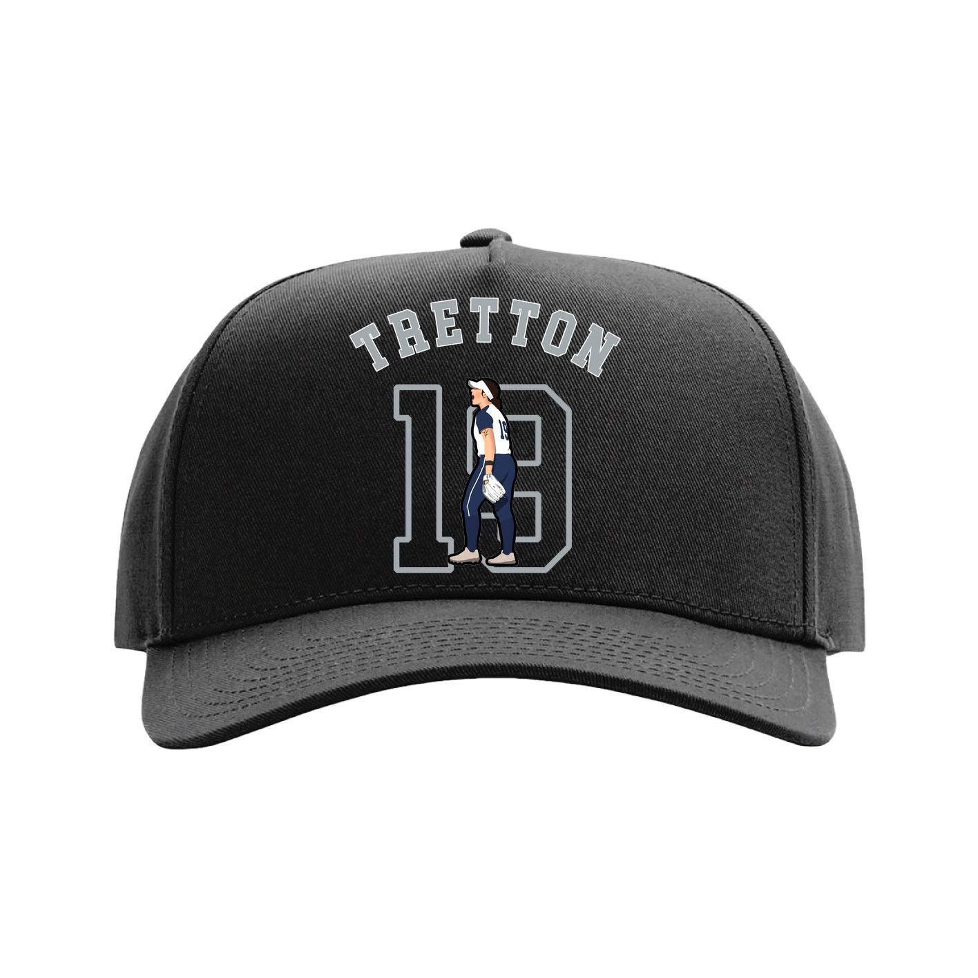 Full Fabric Five-Panel Champ Cap