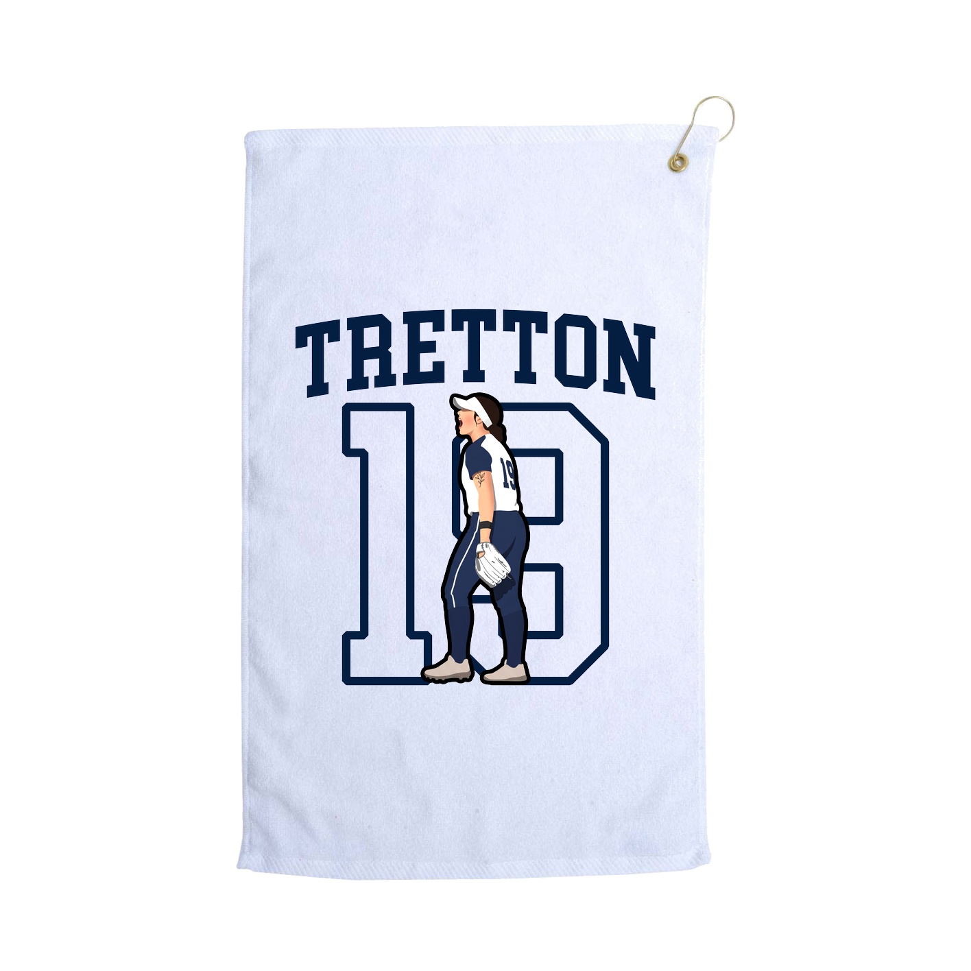 Golf Towel — Shirsey in White