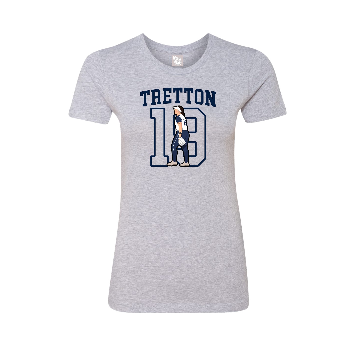 Fitted Women's Tee — Shirsey in Grey