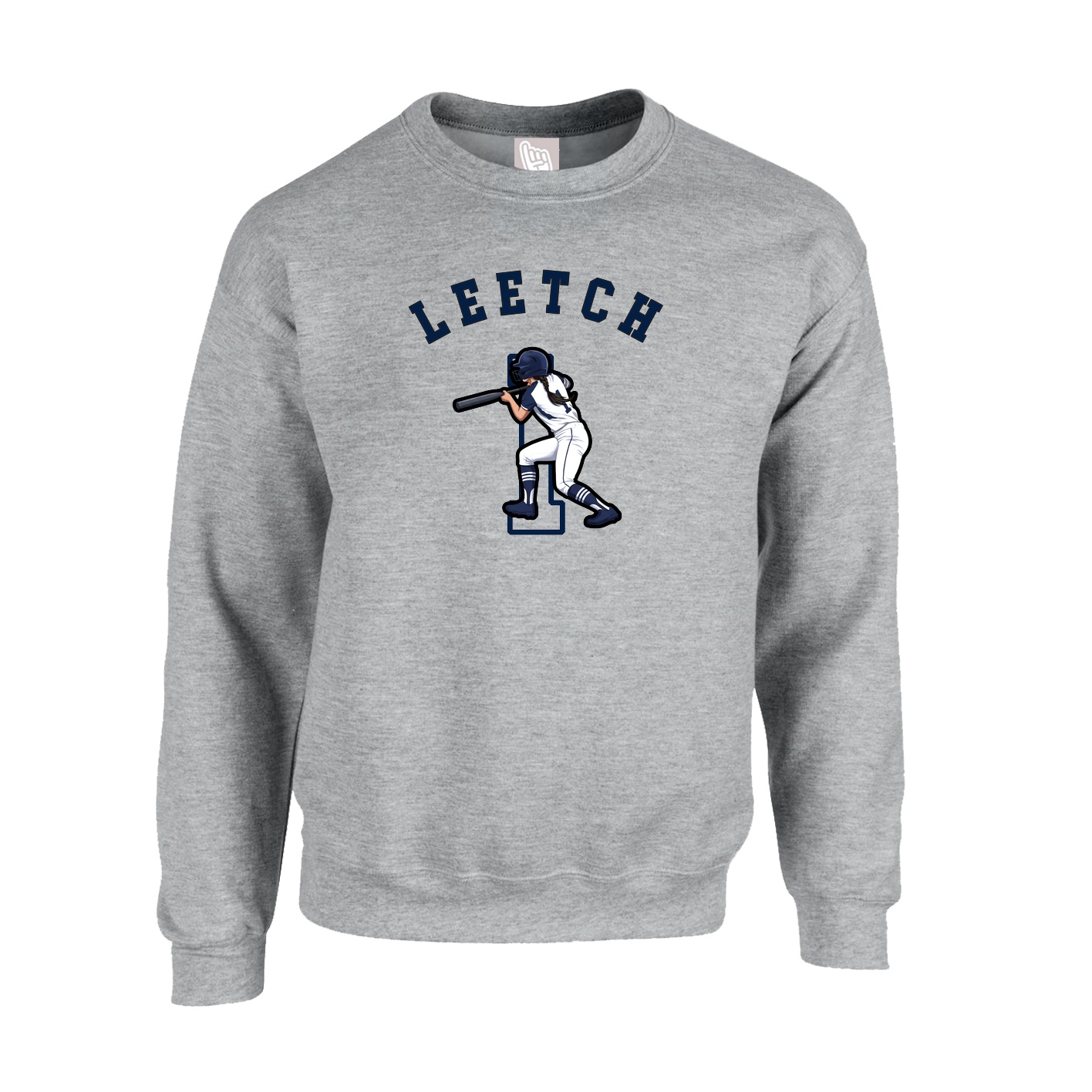 Fleece Crew — Shirsey Arch in Grey