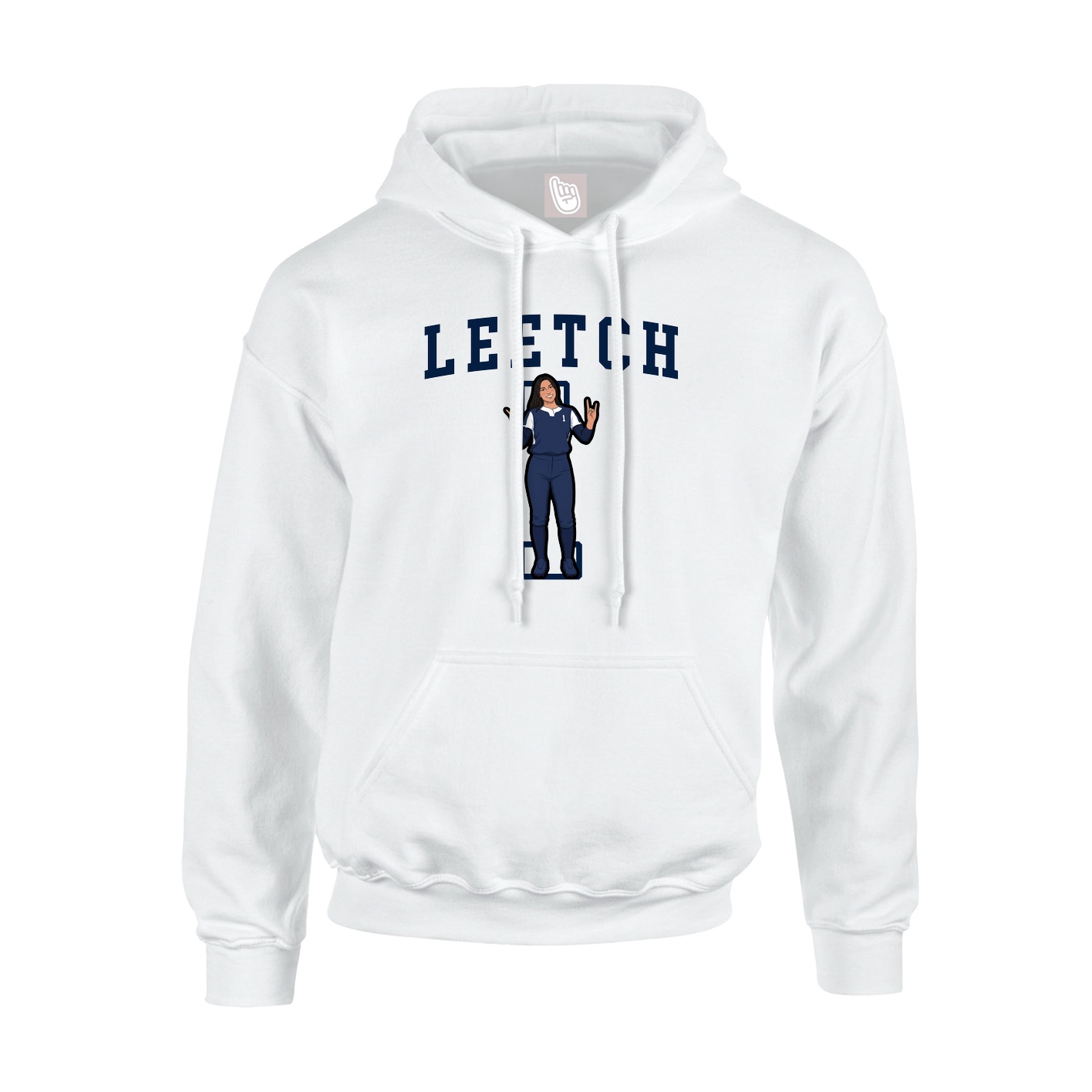 Hoodie — Shirsey in White